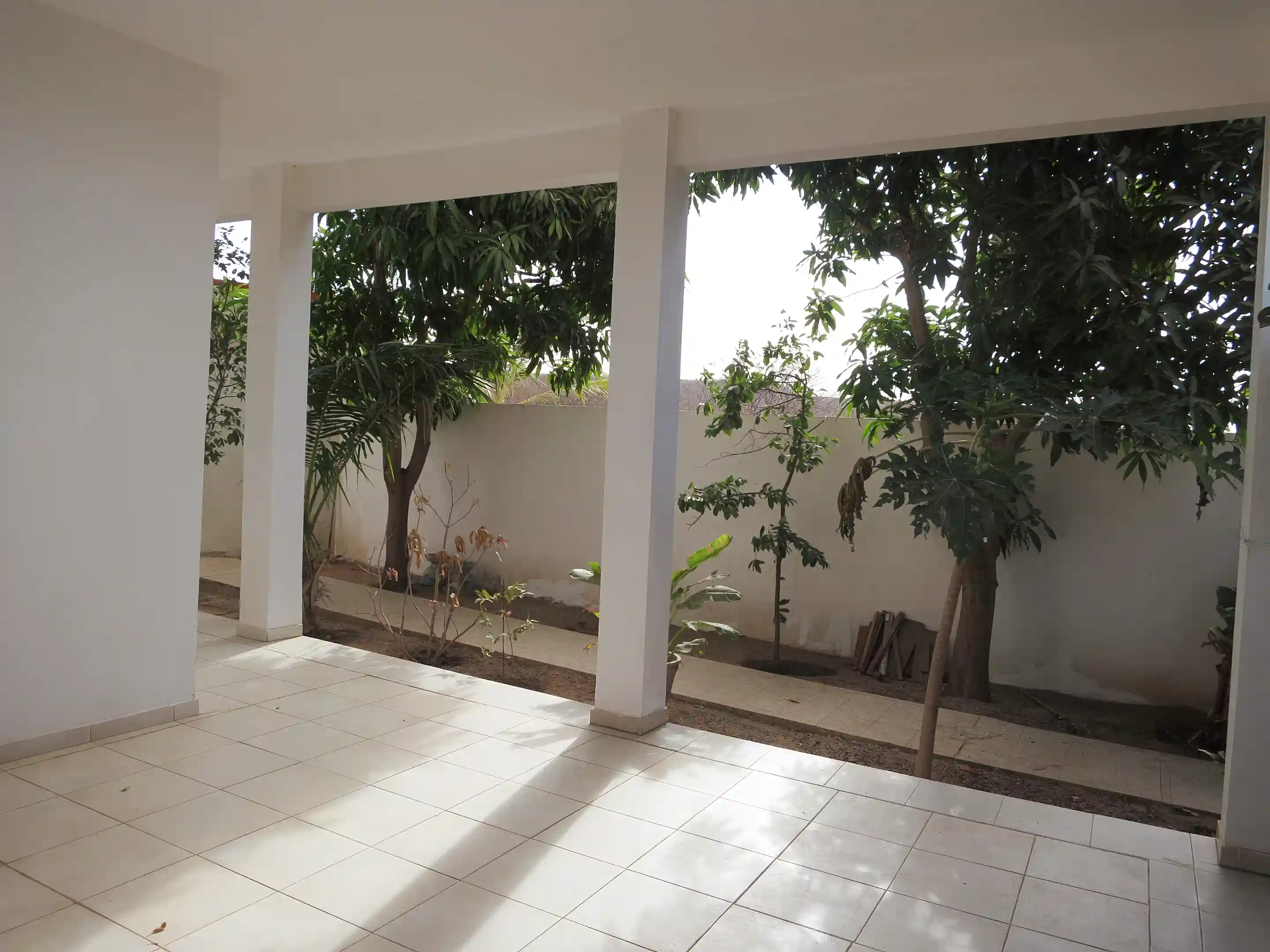 View from veranda.