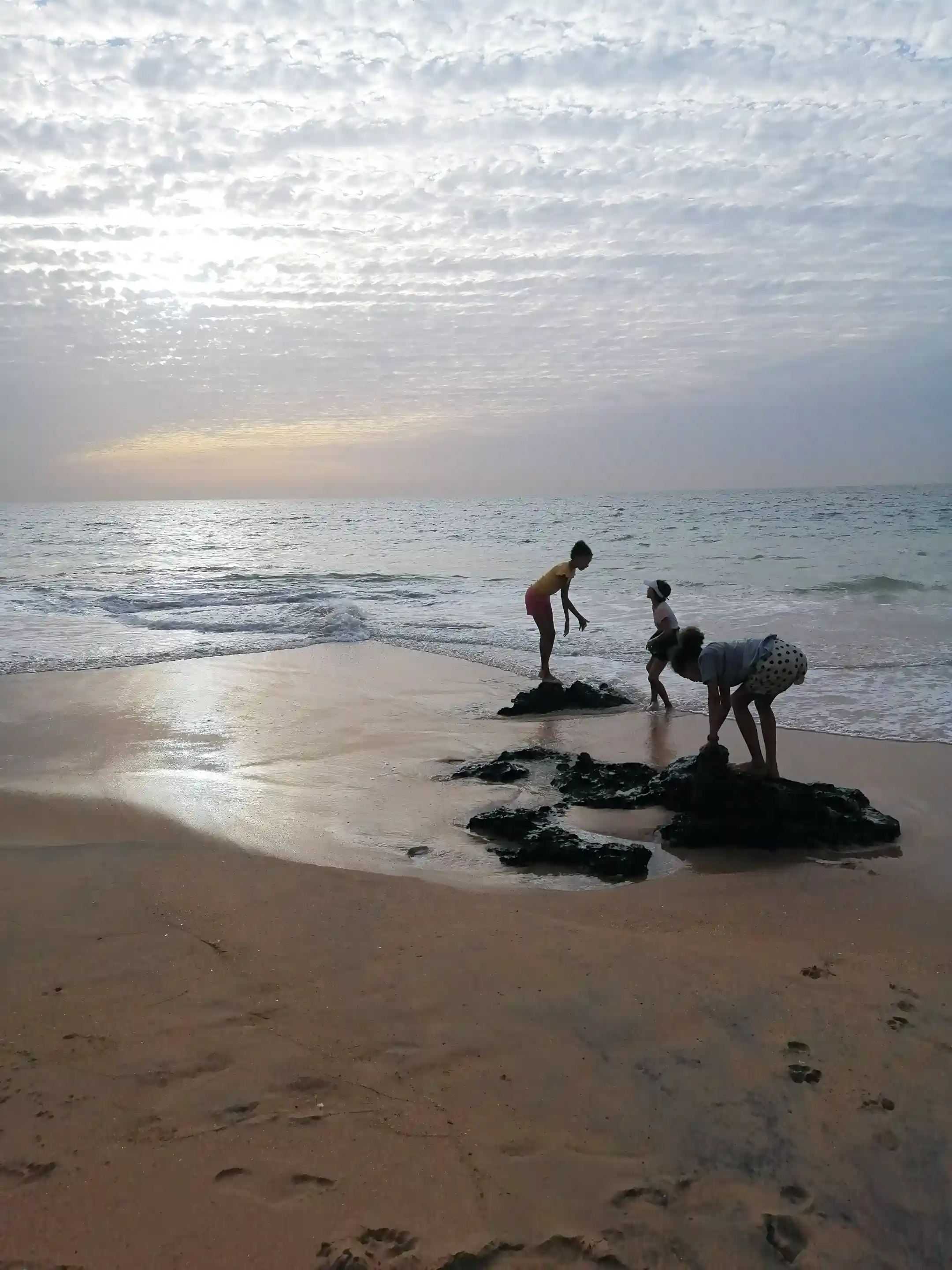 Sunset at the beach.