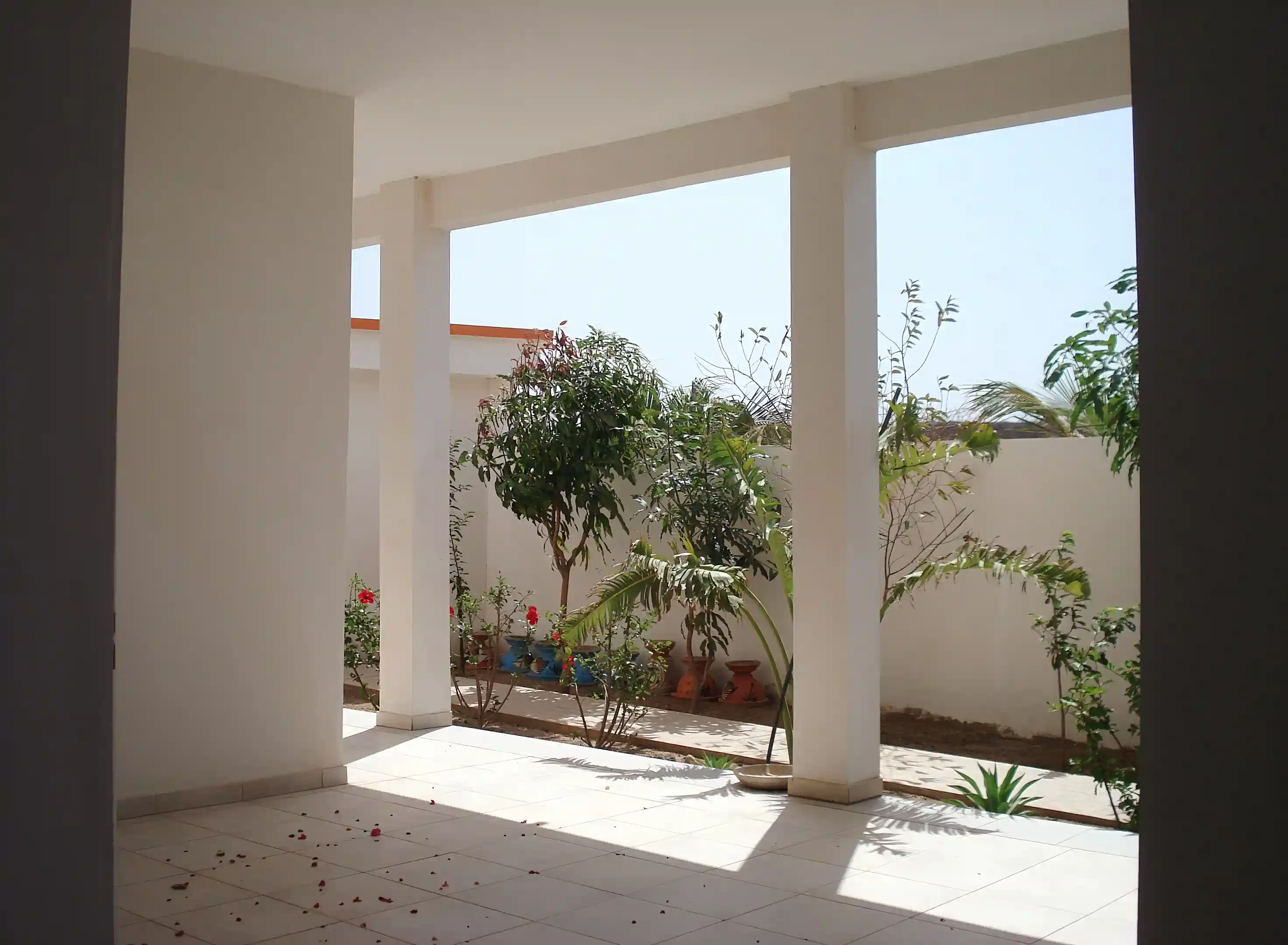 View from verandah of the ground floor dining room