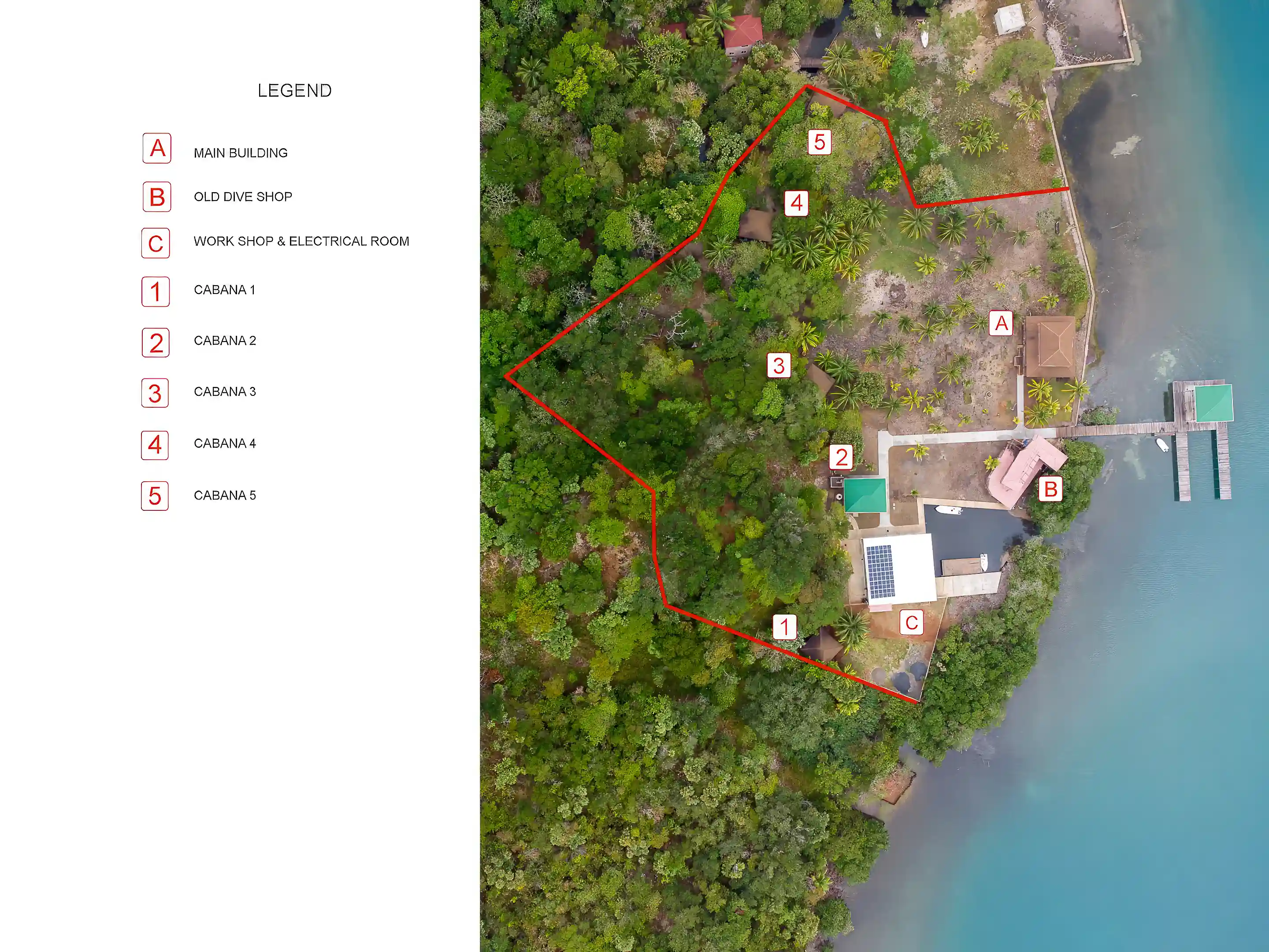 Waterfront Home for Sale in Roatan, Bay Island, Honduras Viviun