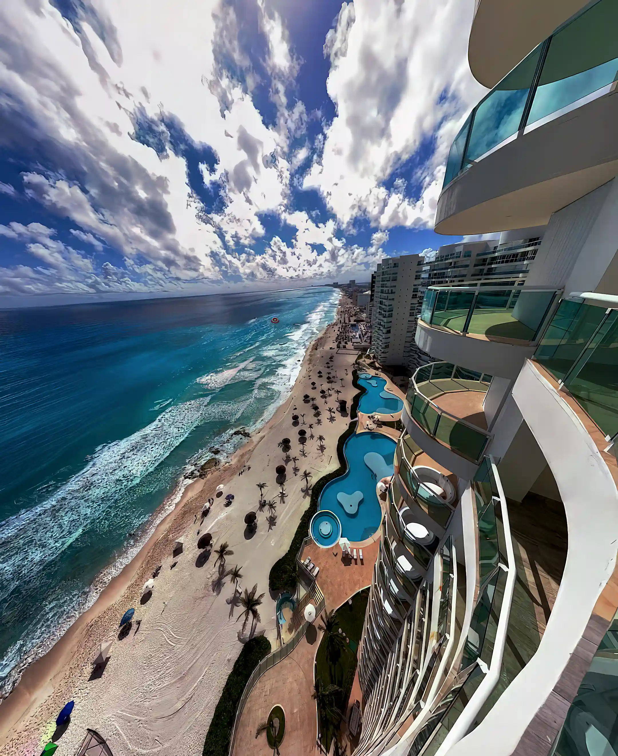 Newly Reconstructed Condo for Sale and Rent in Blvd Kukulkan 9.5 Km