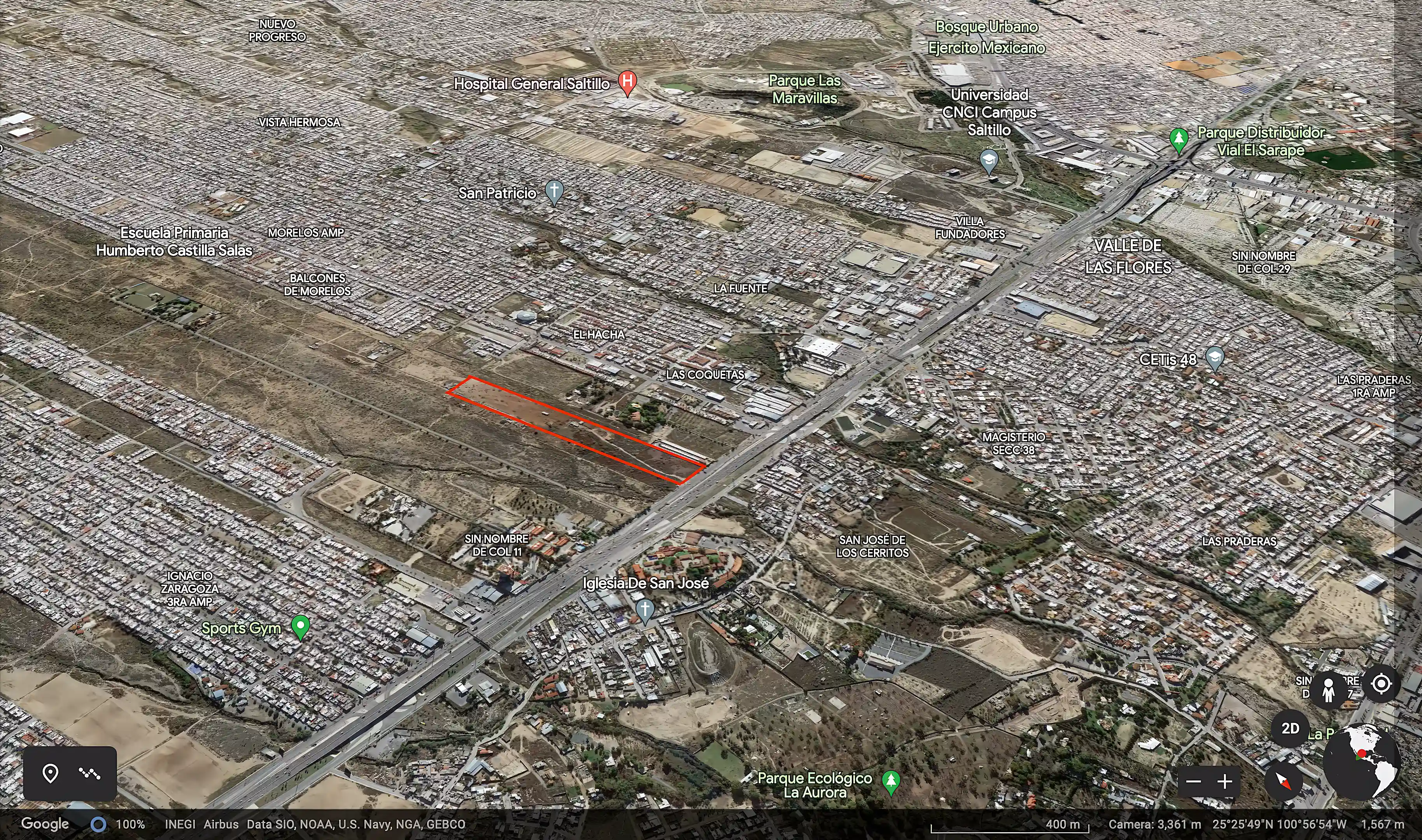 Commercial Land for Sale in San Jose De Los Cerritos, Saltillo, Coahuila, Mexico