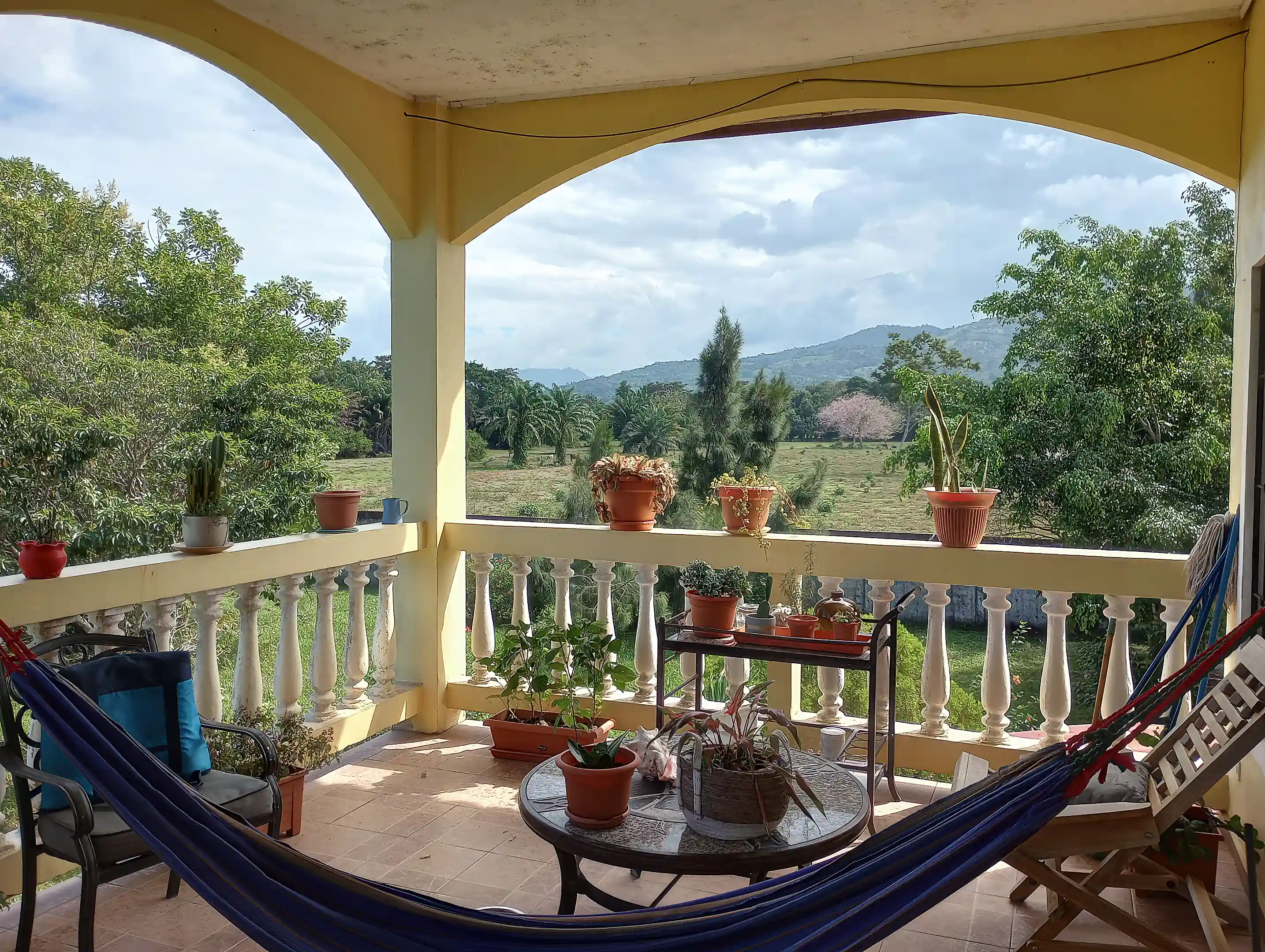 Porch view of mountains