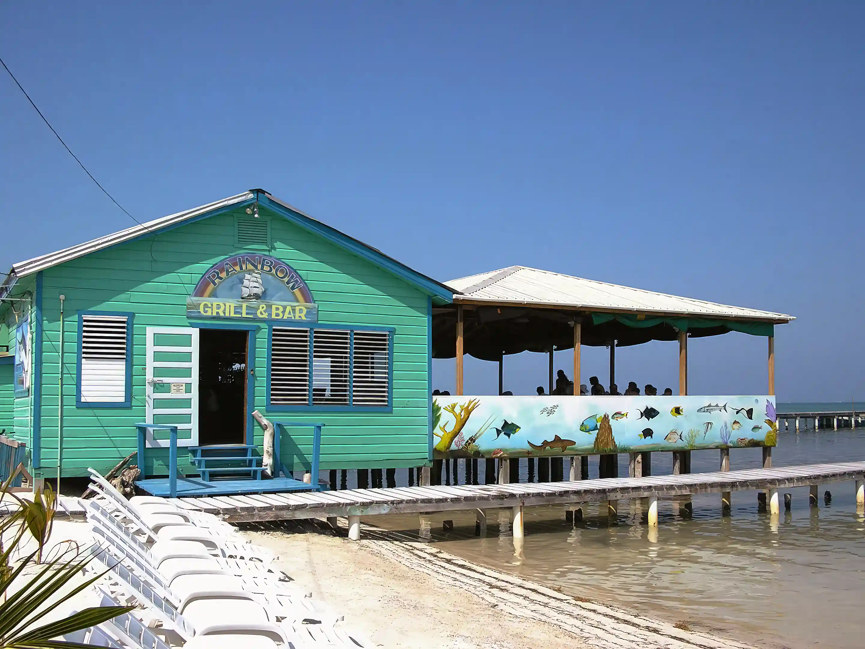 Rainbow Grill and Bar. Caye Caulker