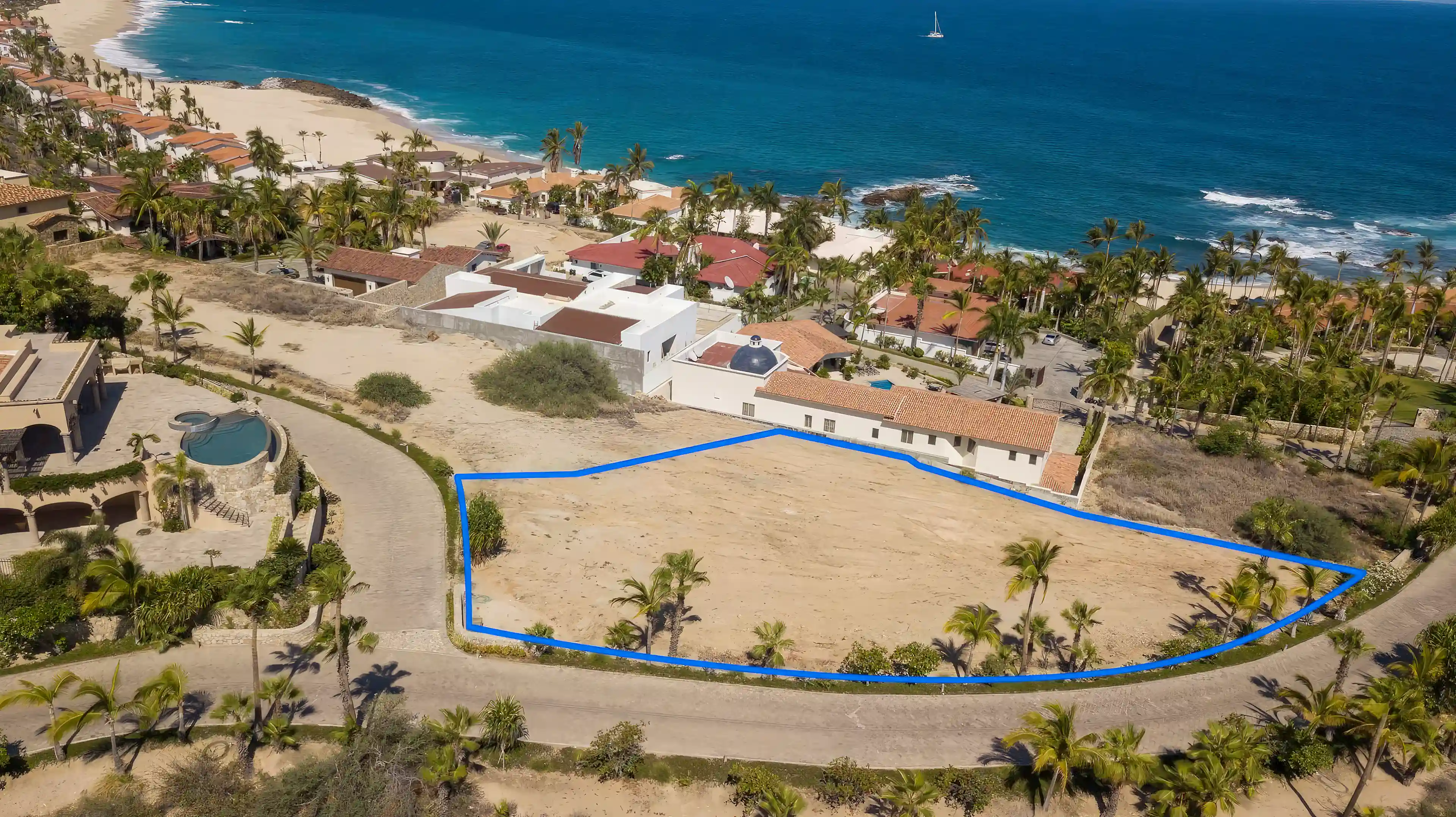 Residential Beach Side Lot for Sale in San Jose Del Cabo, Baja California, Mexico