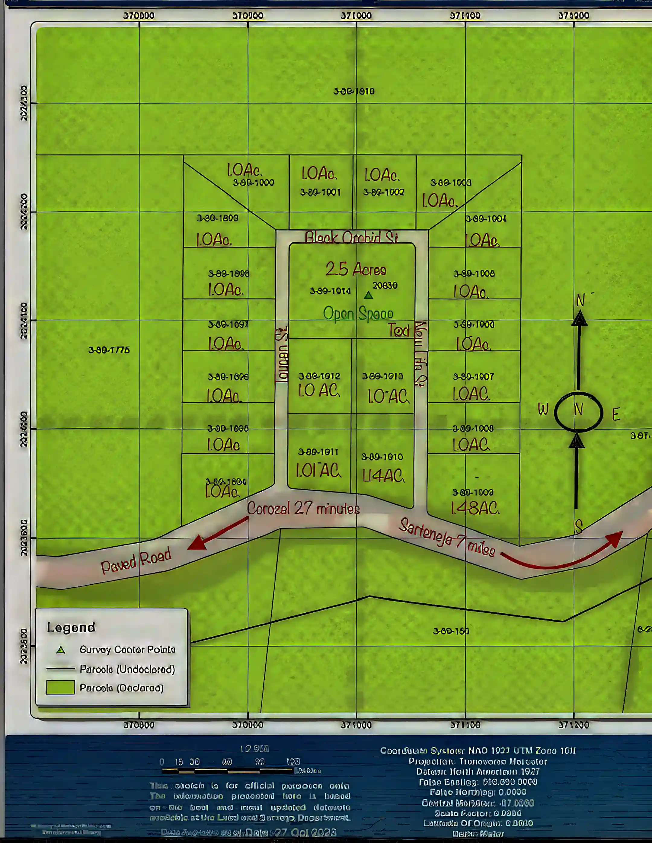 1 acres parcels ideal to build your dream home .