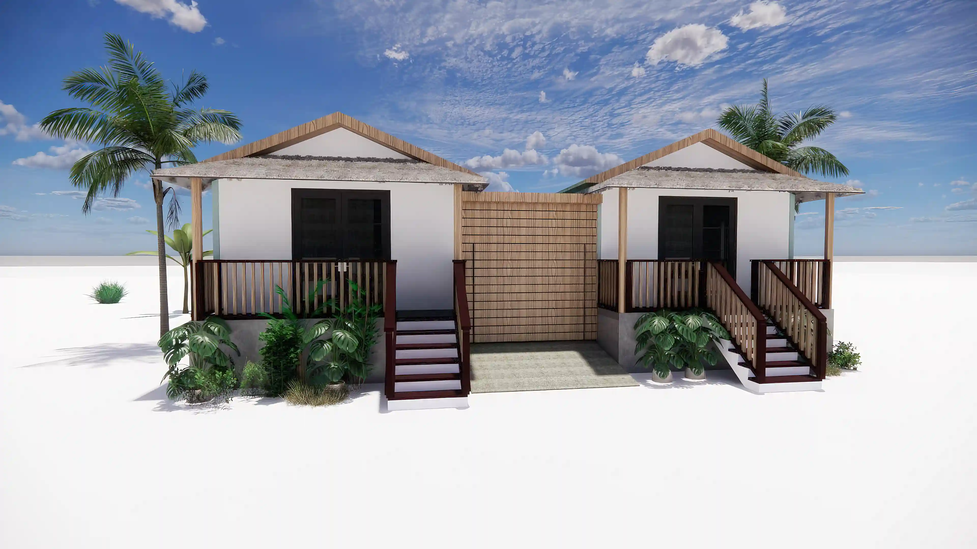Front of Twin Casitas