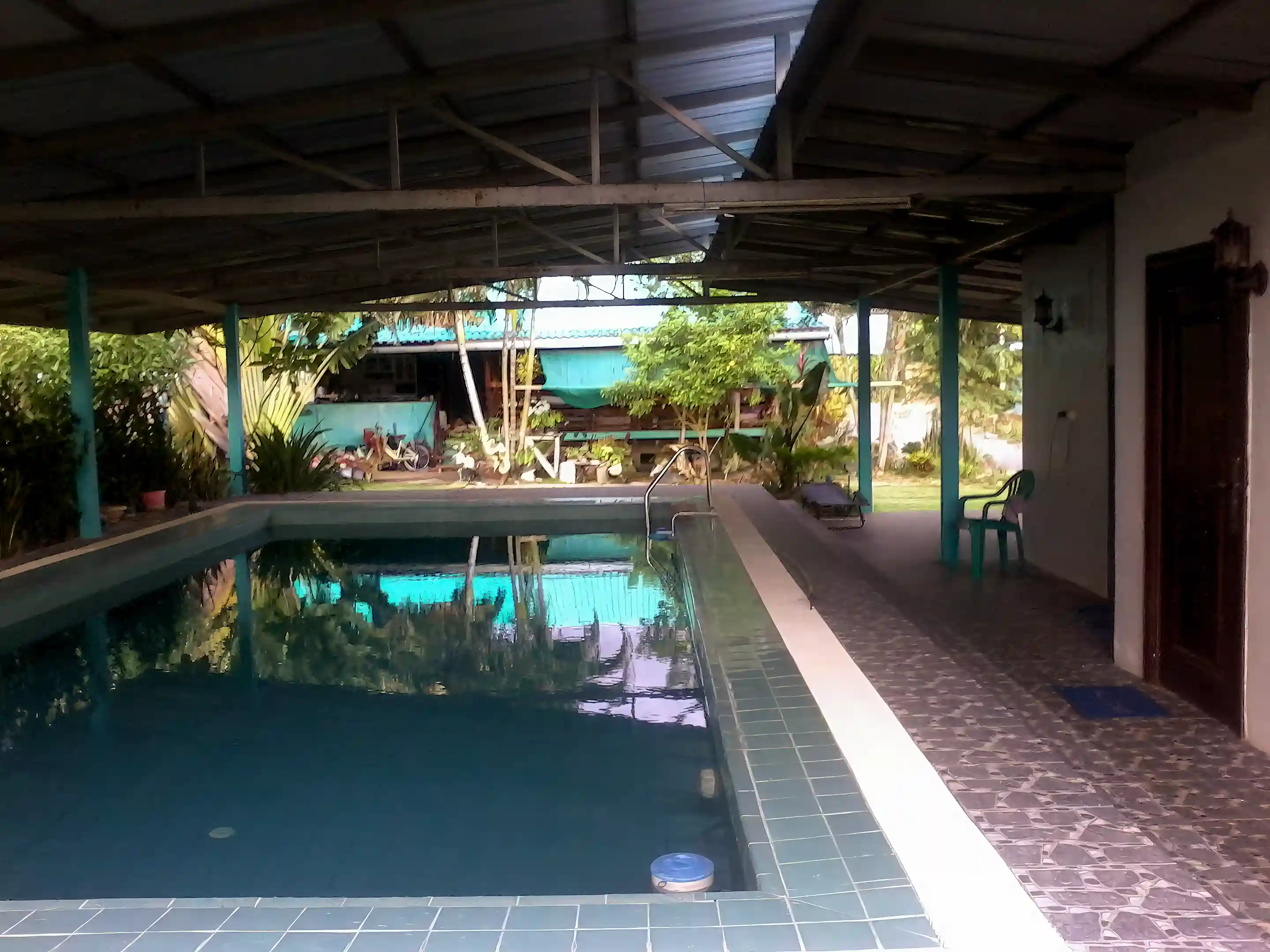 Pool & house