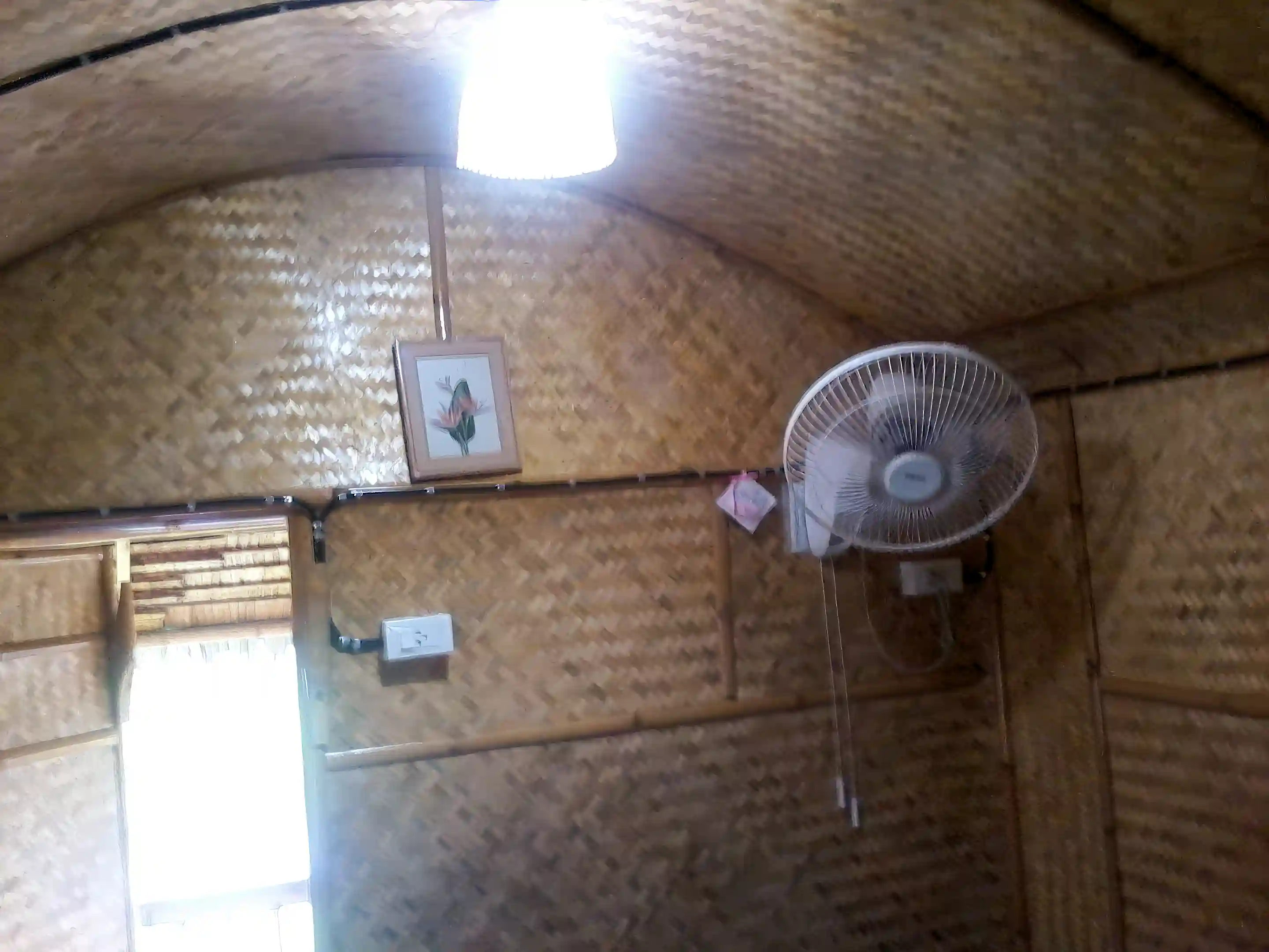 inside Bamboo houses
