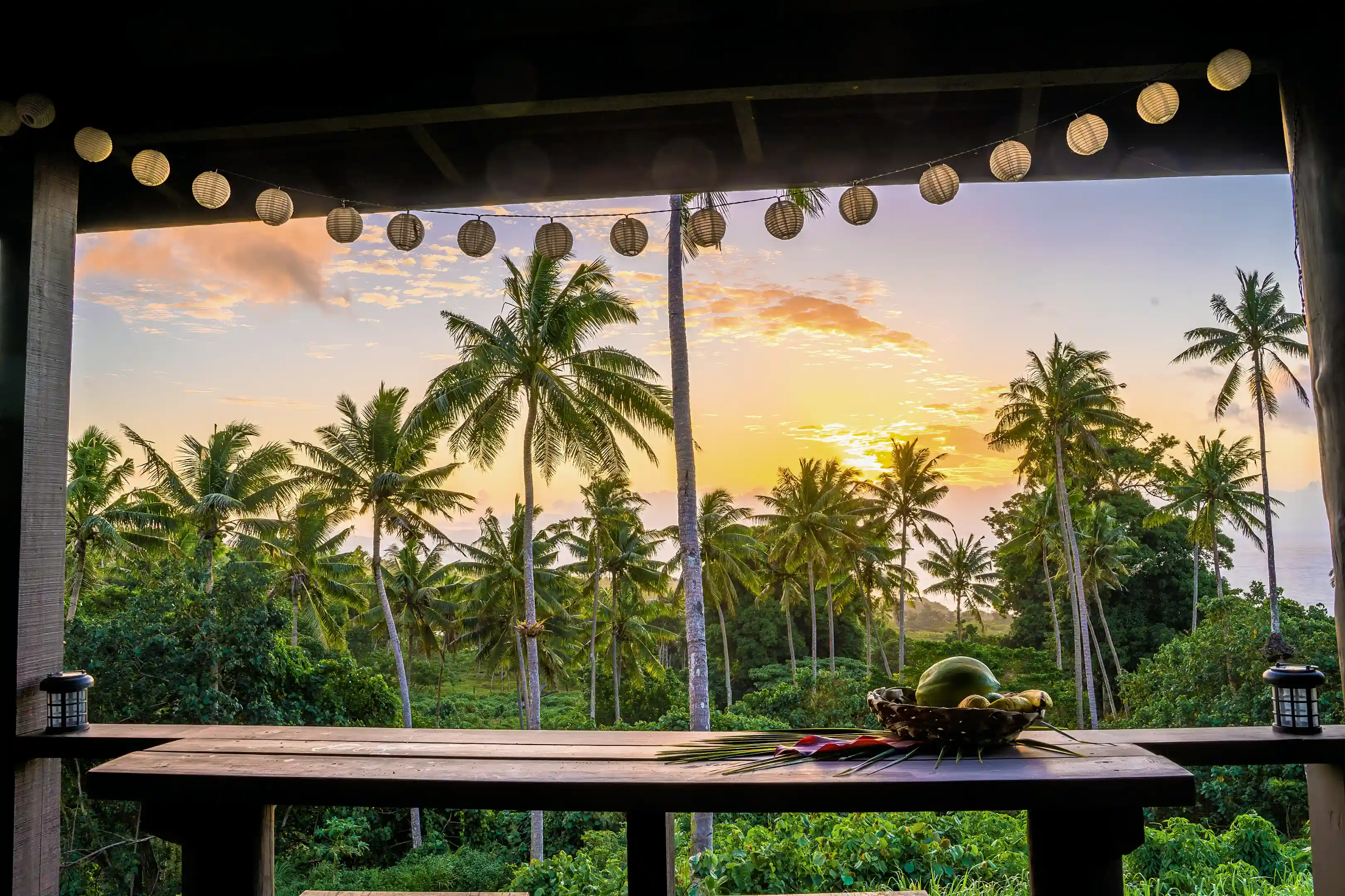 Sunset from Loloma villa