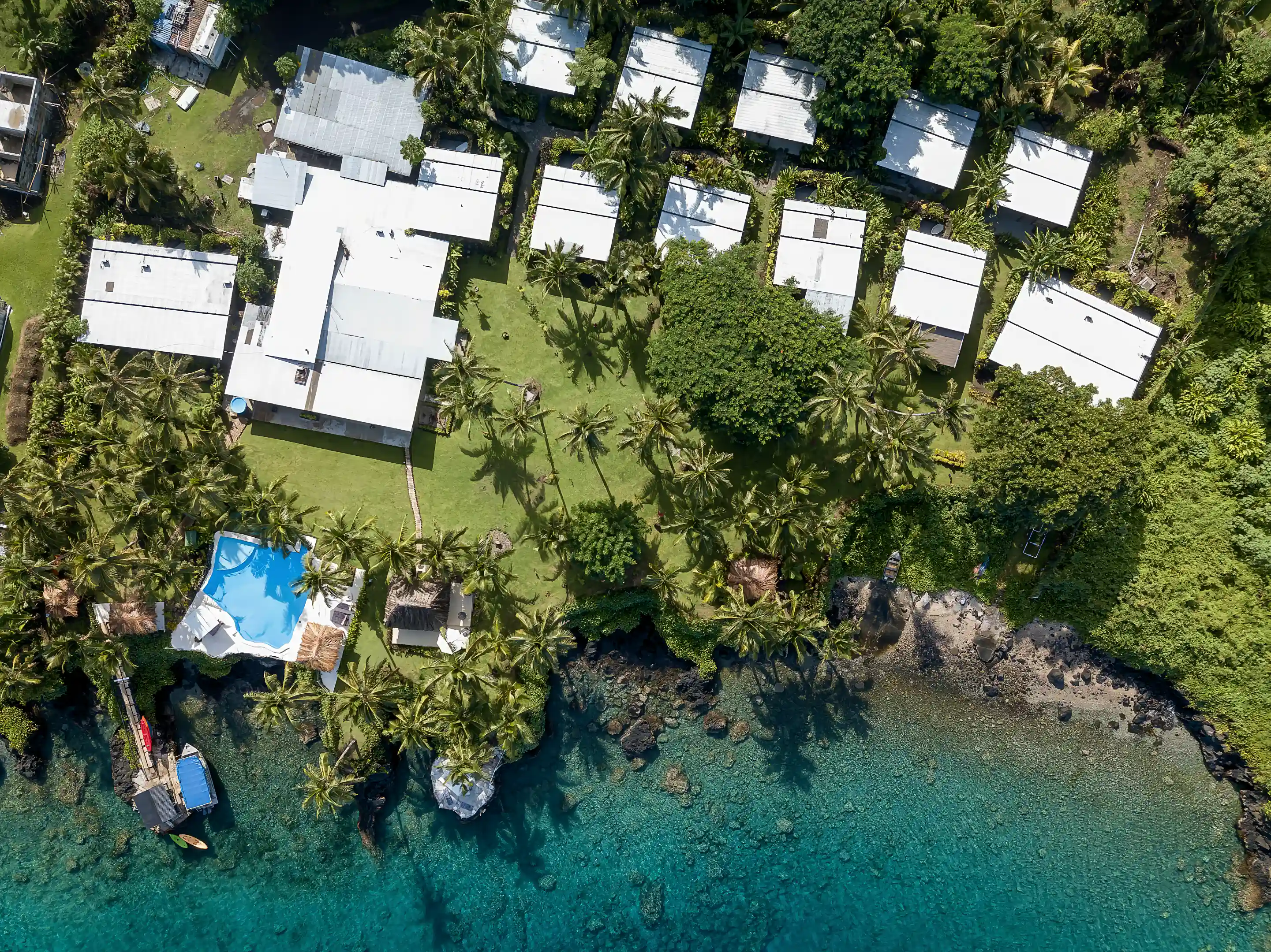 Drone view of Paradise