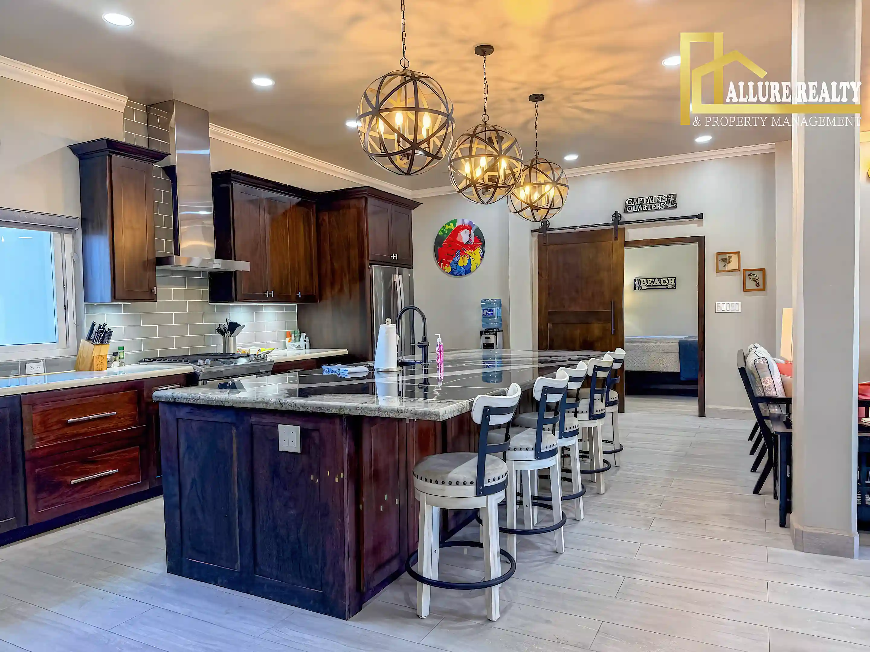 spacious kitchen