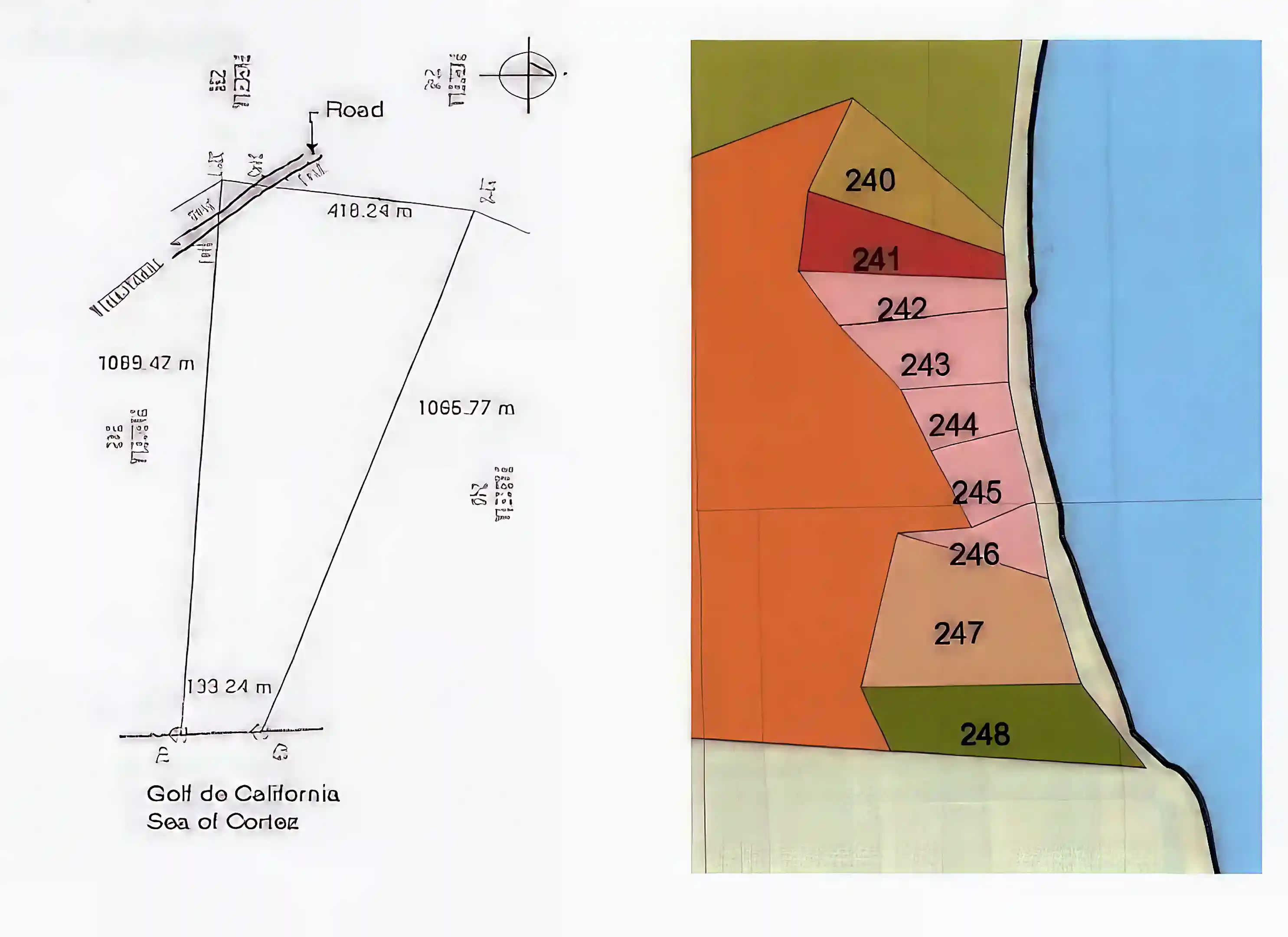 Oceanfront Lot for Sale in San Rafael, Bahia de los Angeles, Ensenada