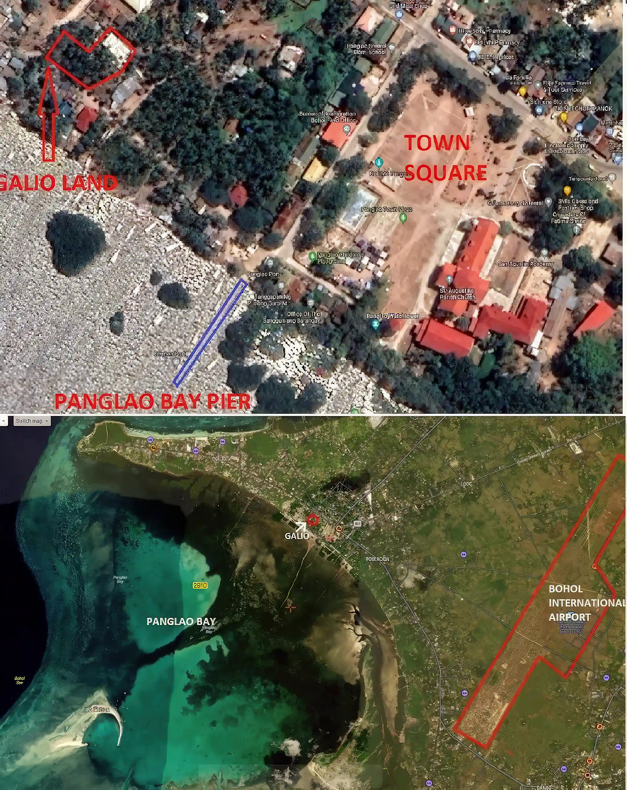 Orientation Map Panglao Island