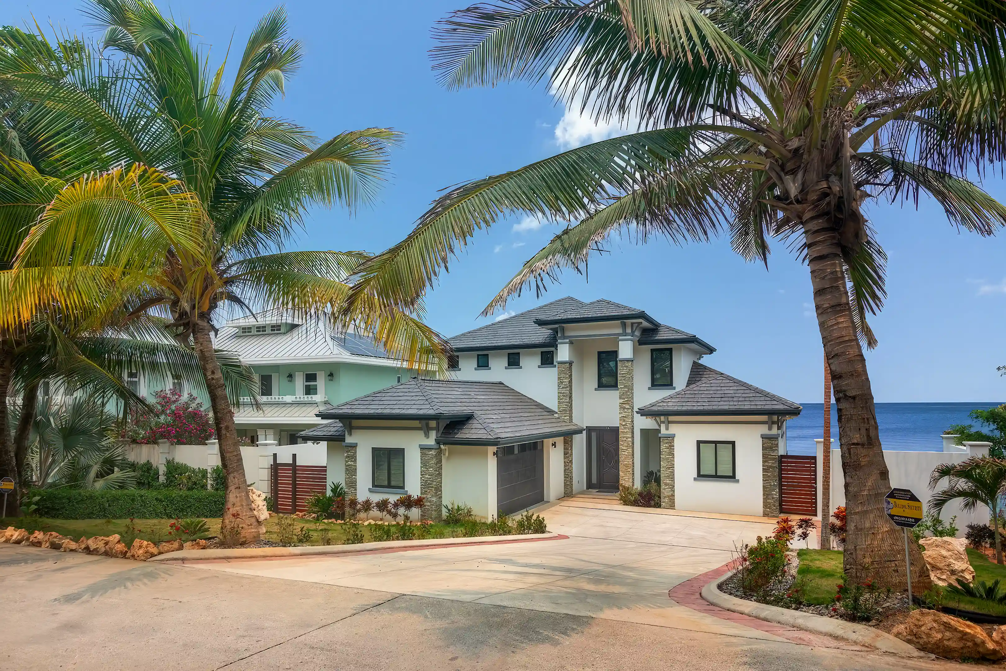 New Luxury Oceanfront Home for Sale in West Bay Lighthouse Estates