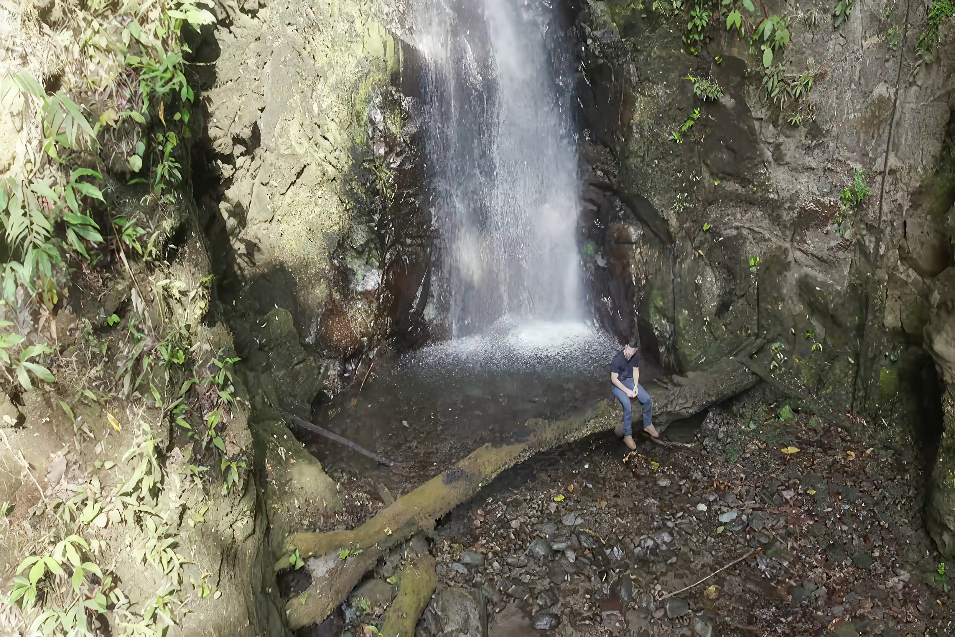 Access to one of a kind waterfall