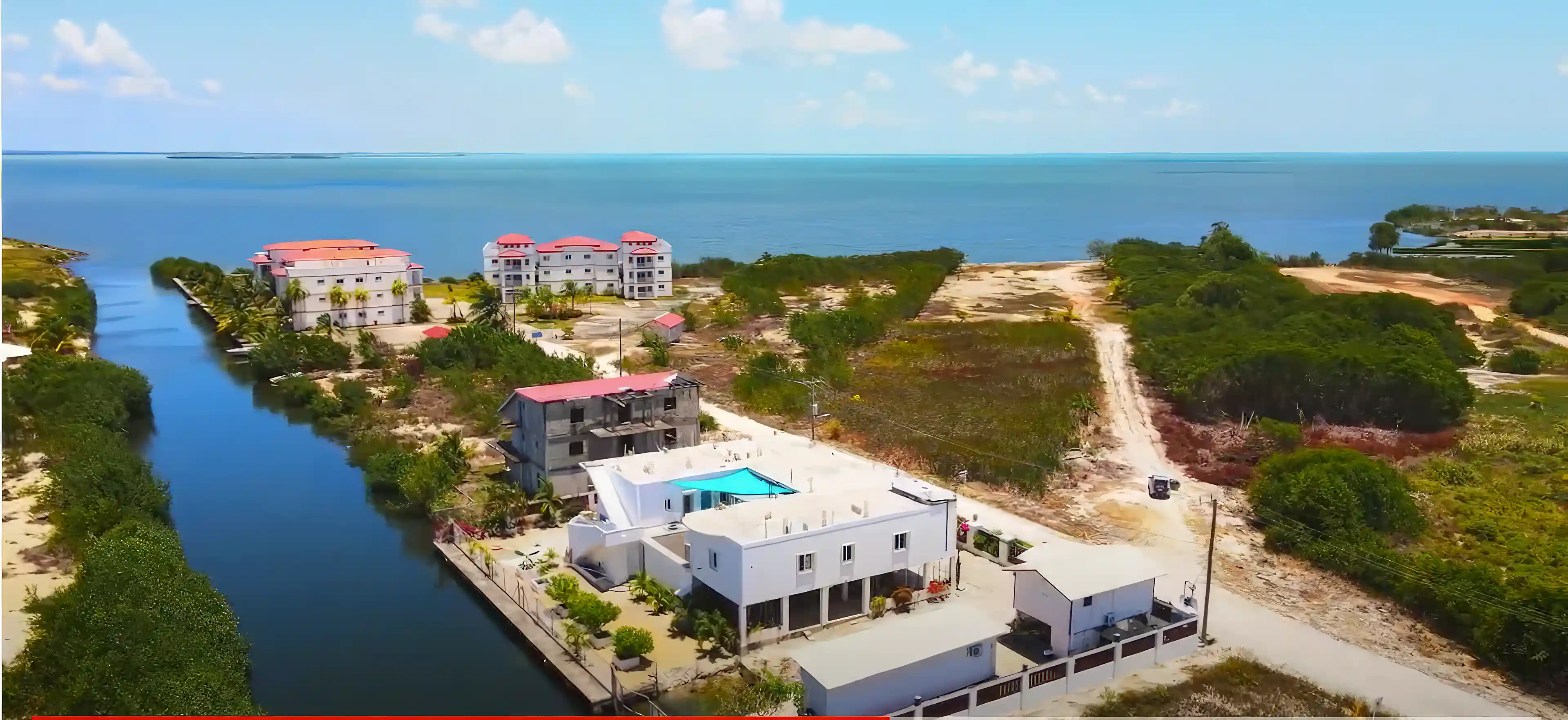 Small Waterfront Estate for Sale in Sand Dollar Drive, Phase 3, Vista Del Mar, Ladyville, Belize