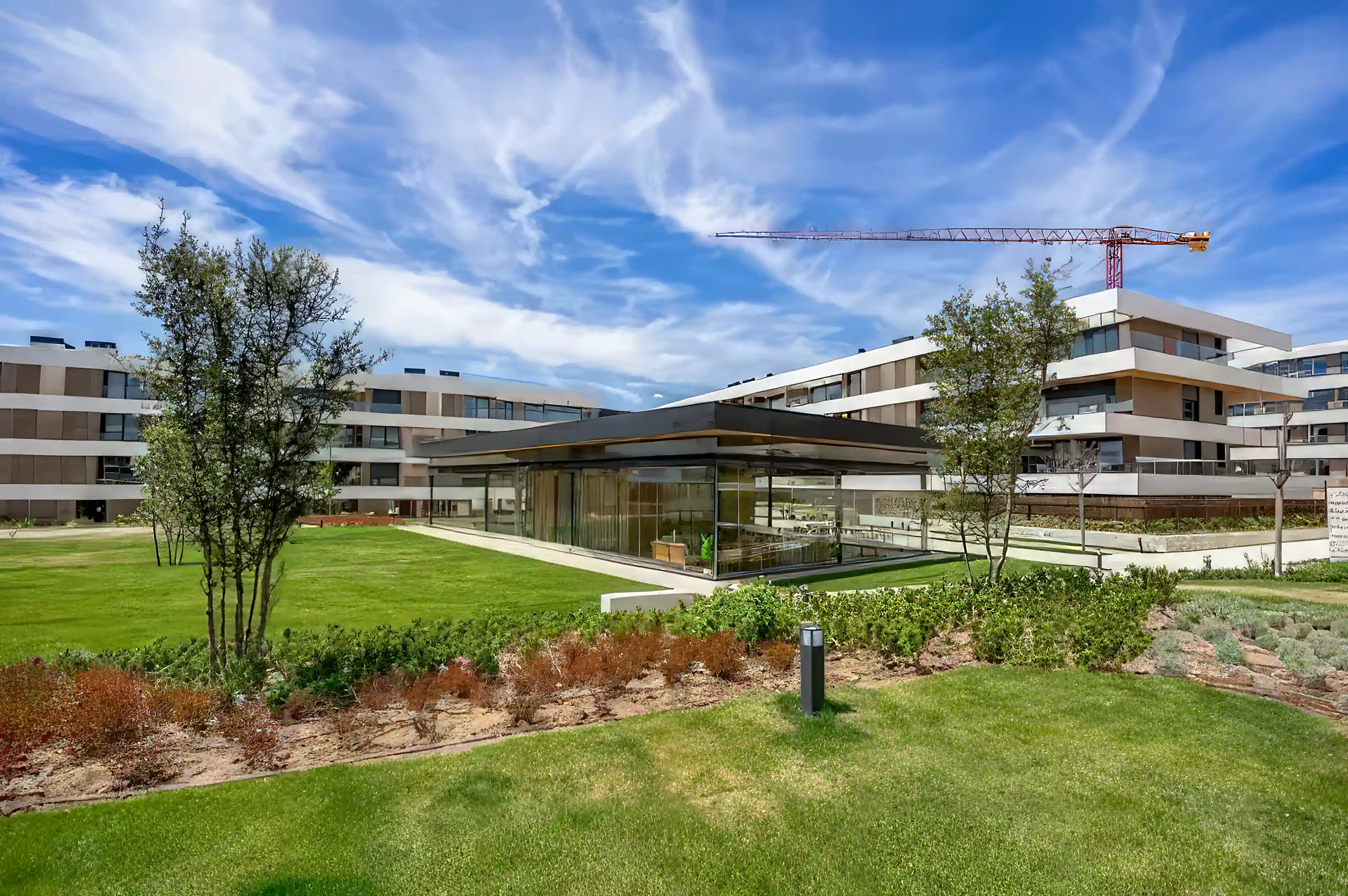 This modern luxury development in La Moraleja boasts open, expansive...