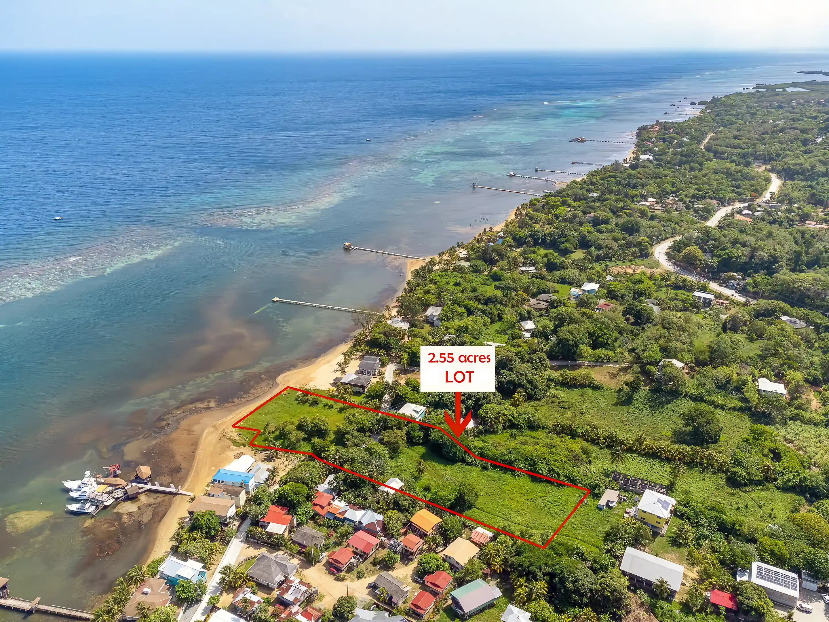 2.55 Acre Development Property for Sale in Sandy Bay, Roatan, Bay Islands, Honduras