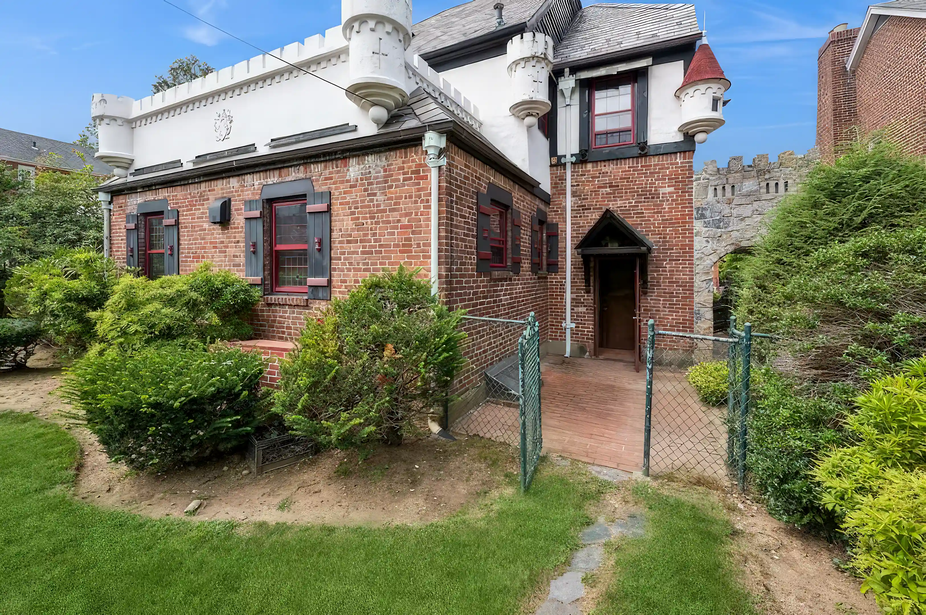 Lovely White Balcony Overlooking your Beautiful Backyard with an Entrance...