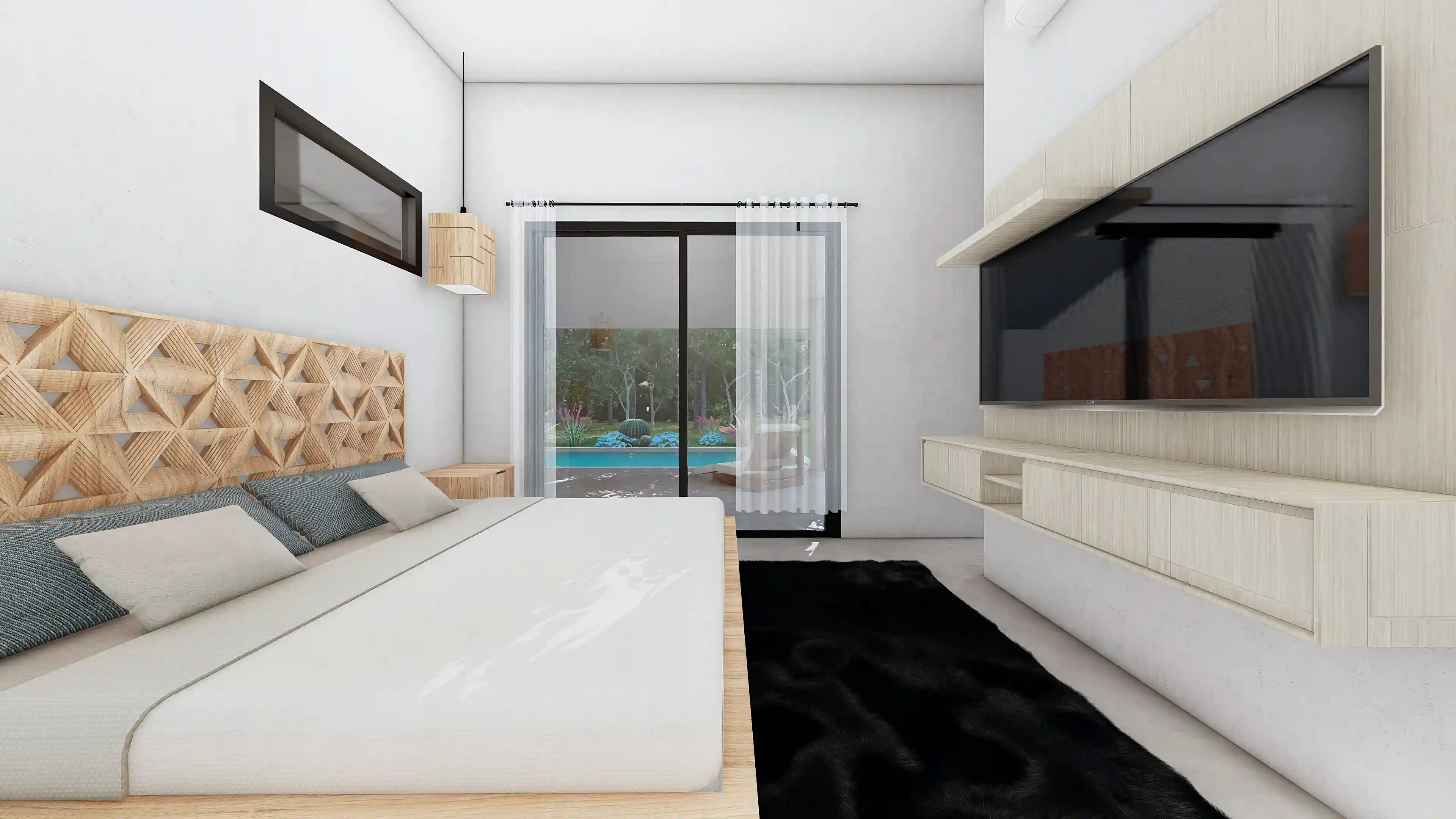 Master Bedroom with walk-in closet