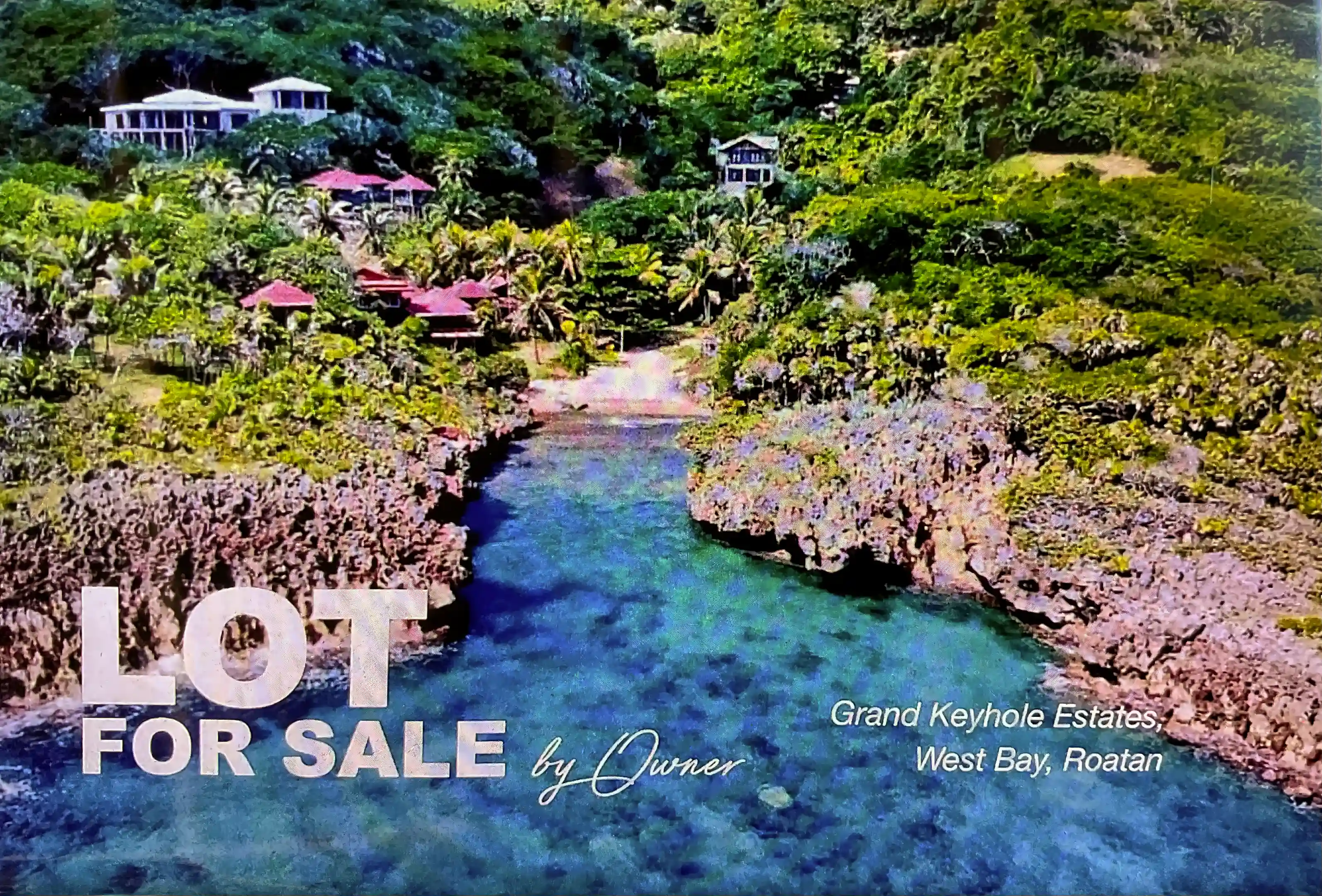 Lot for Sale in Grand Keyhole Estates, West Bay, Roatan, Bay Islands, Honduras