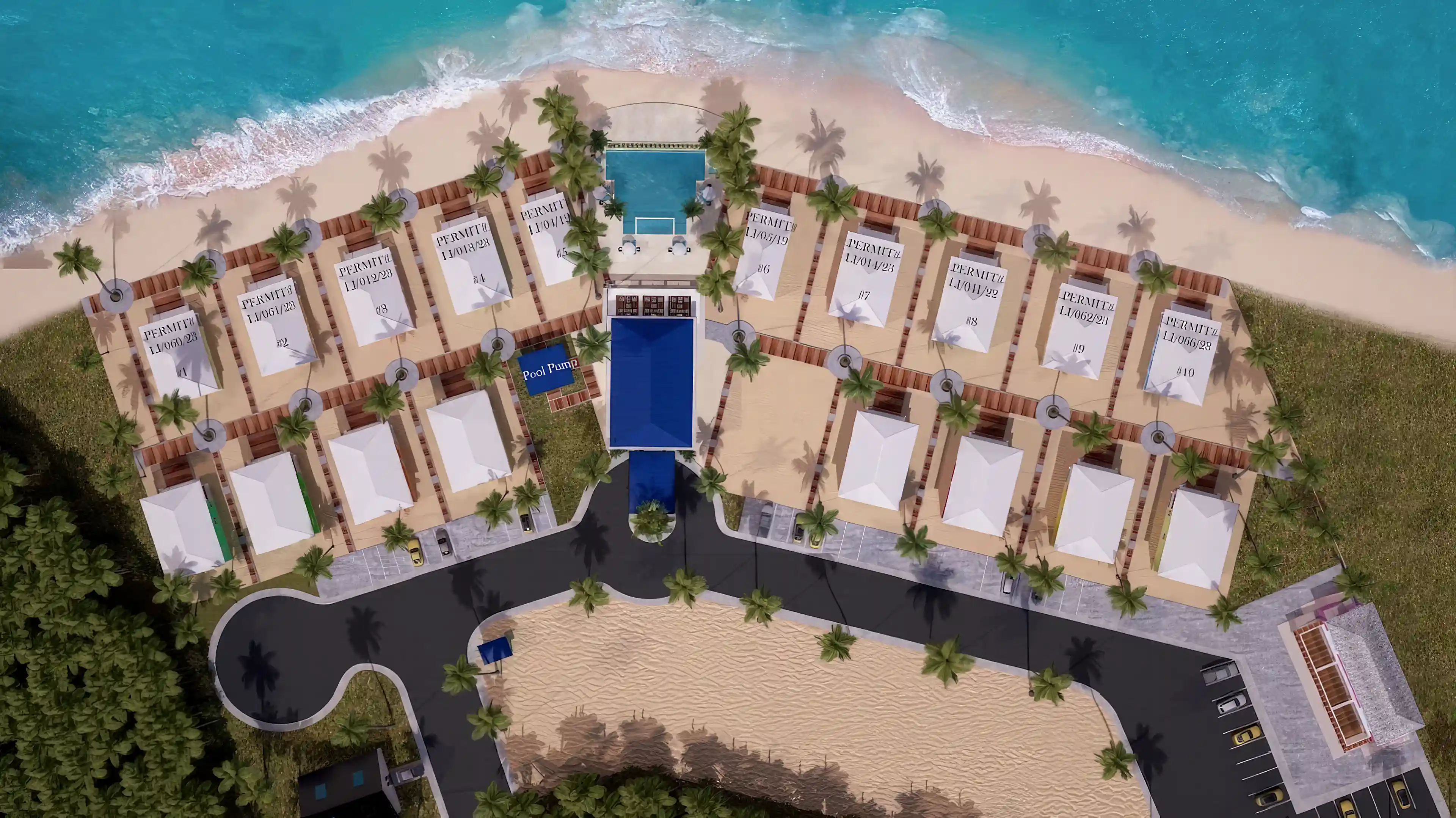 This is the entire layout which the 2 restaurants will...