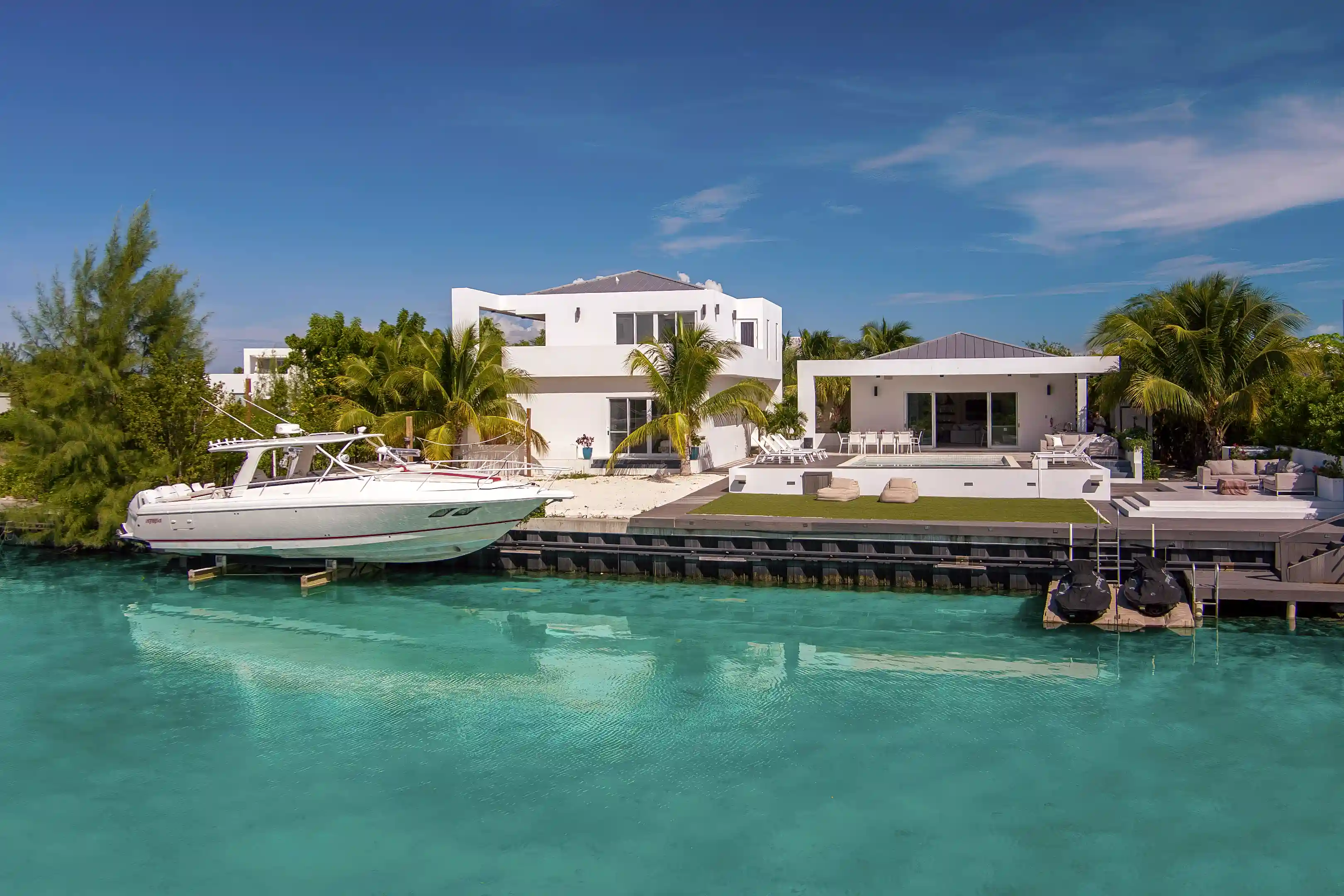 Waterfront Home for Sale in Billionares Row, Leeward, Turks and Caicos