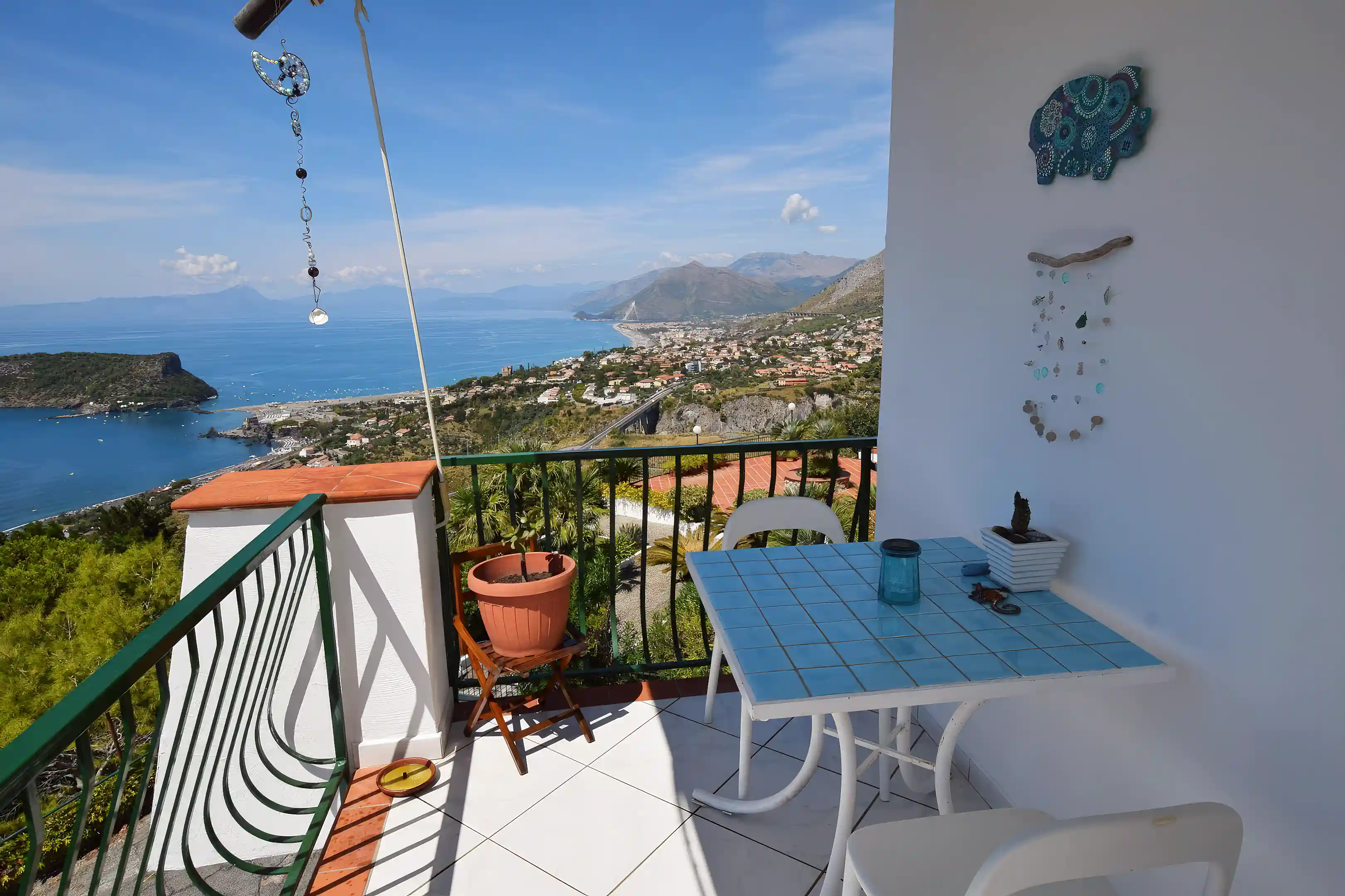 Top terrace is perfect for morning coffee or afternoon 'sundowners'