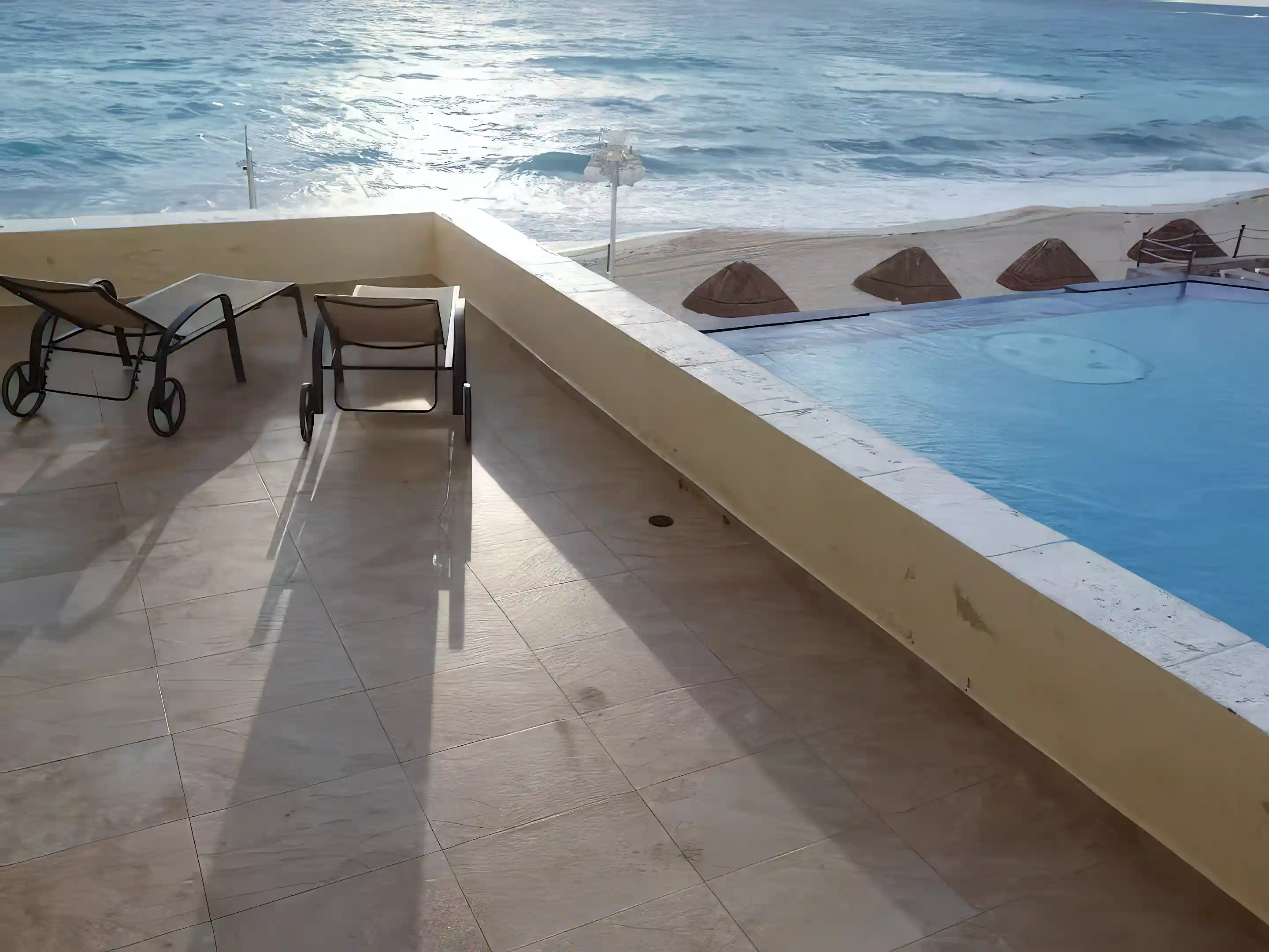Unit 1 Spacious Terrace with Pool and Ocean view