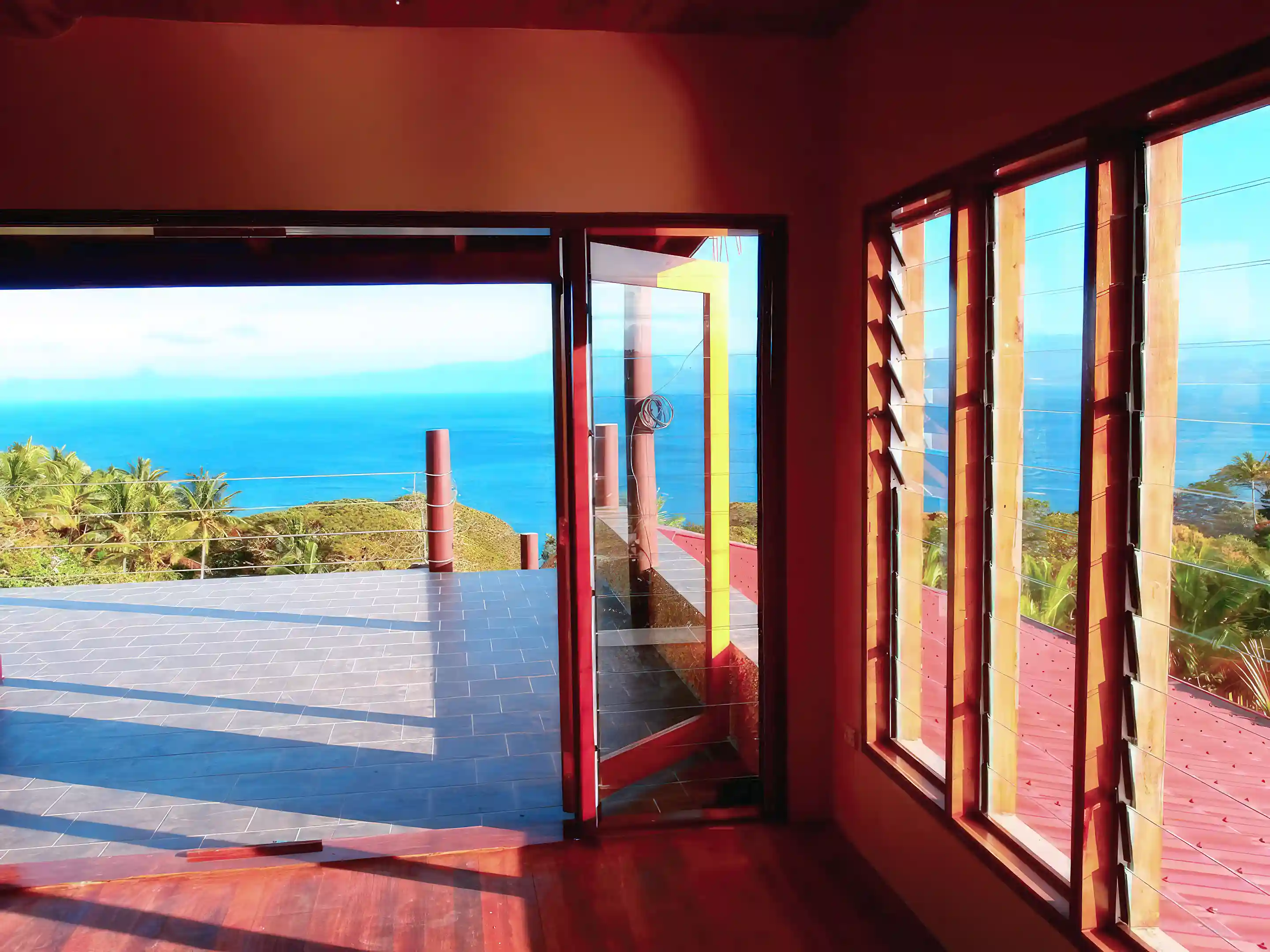 view from living room