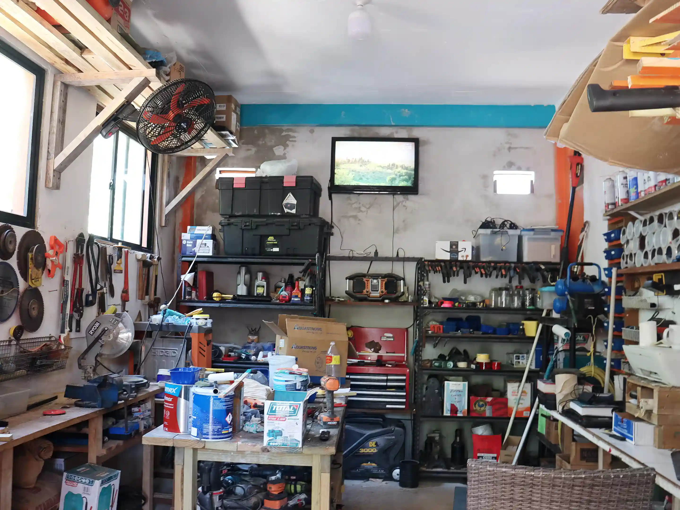 store and work room