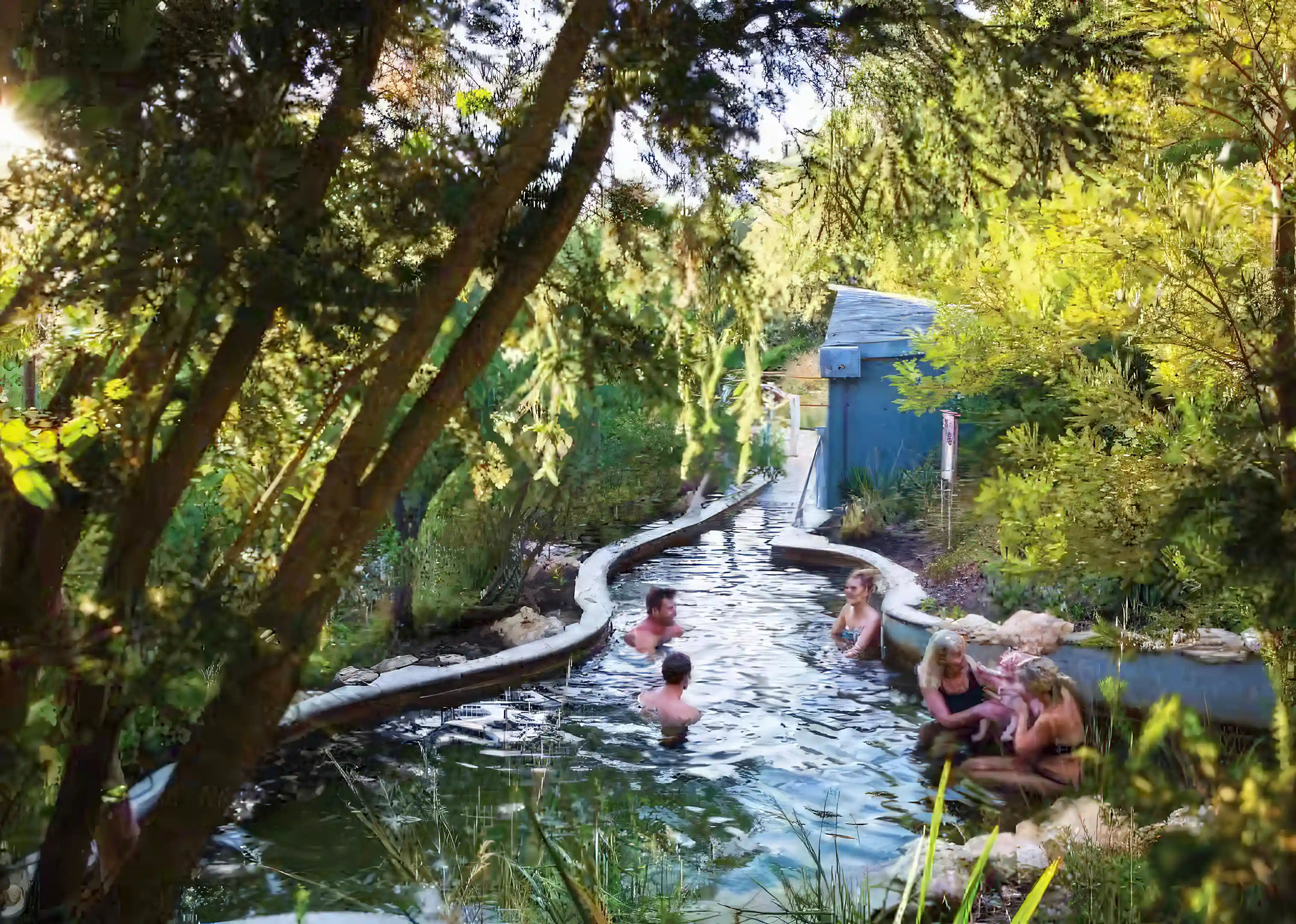Rendering thermal pool