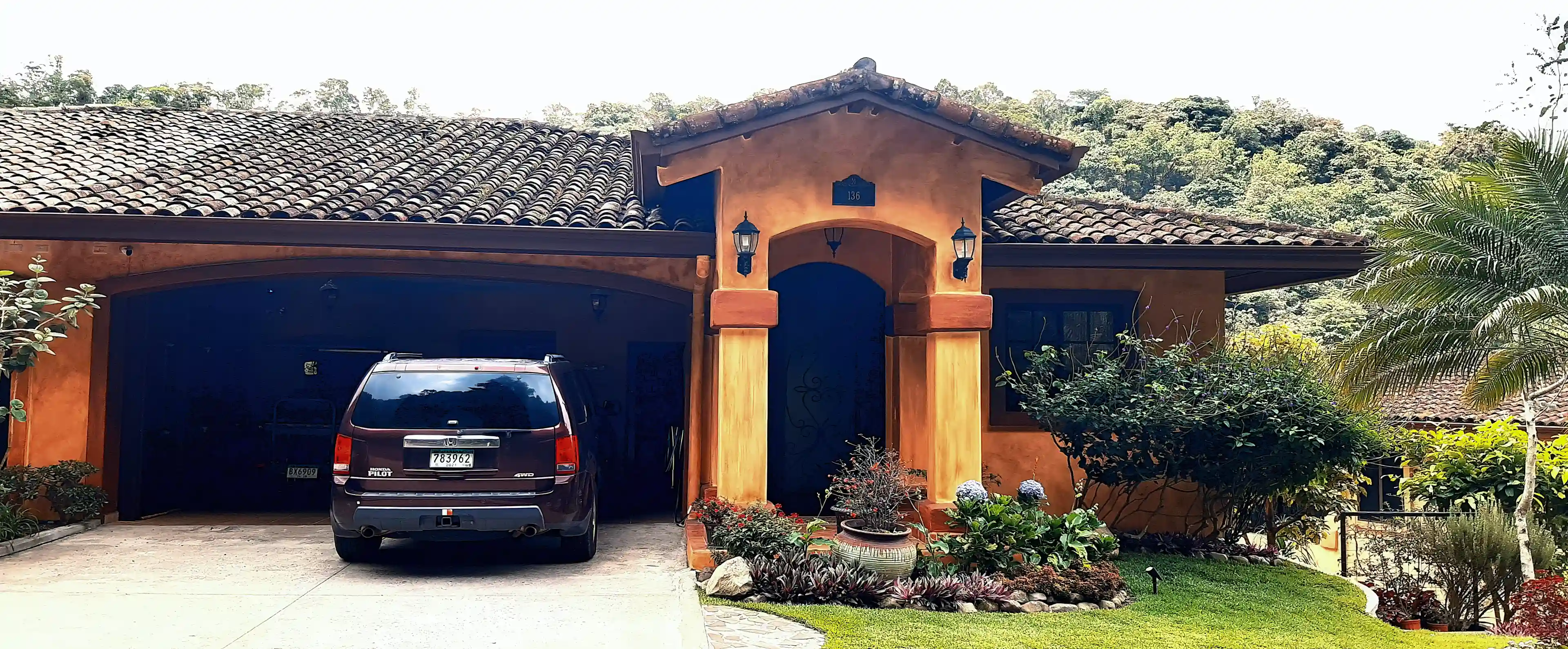 Front of Villa