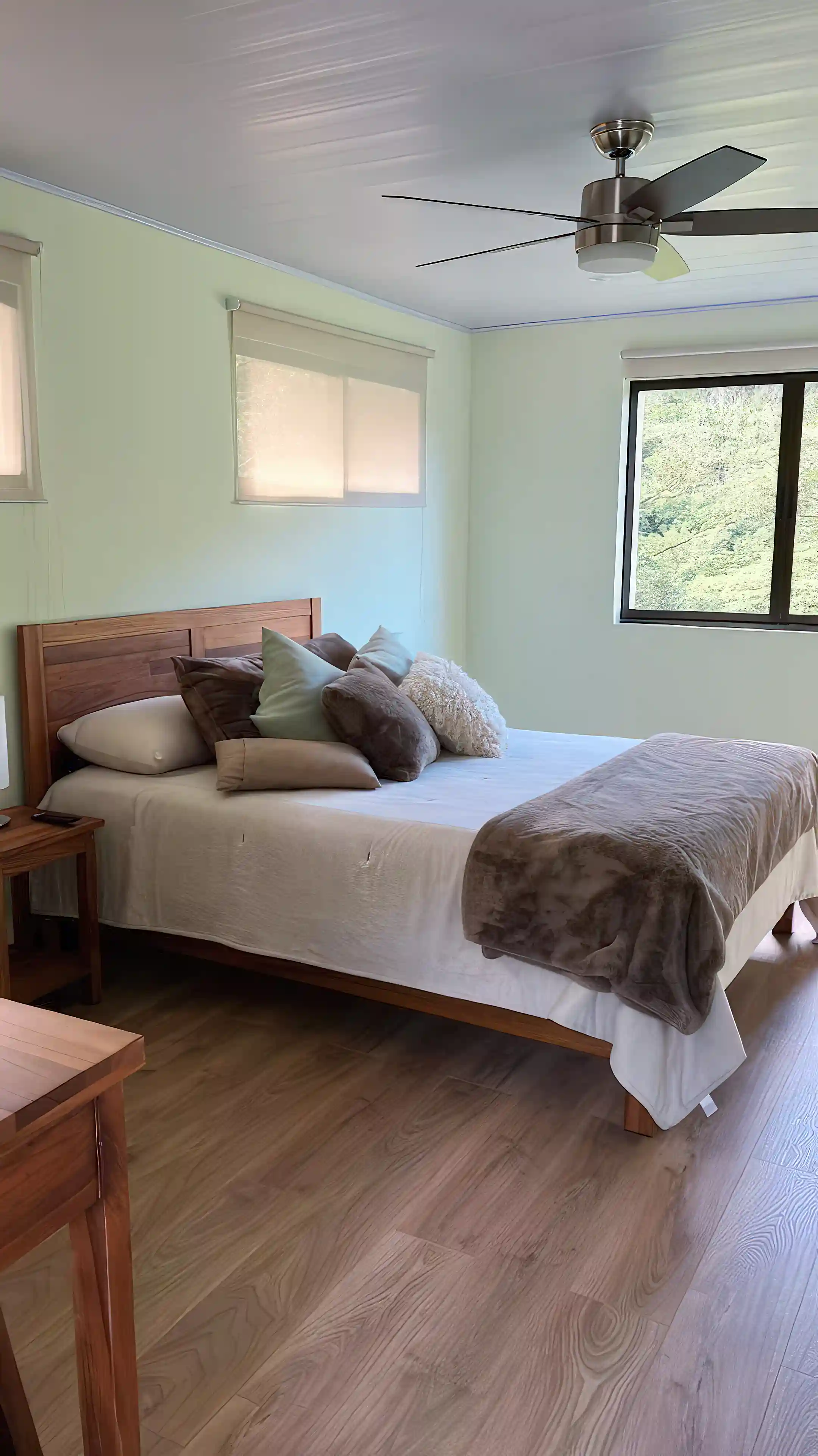 Another view of a bedroom
