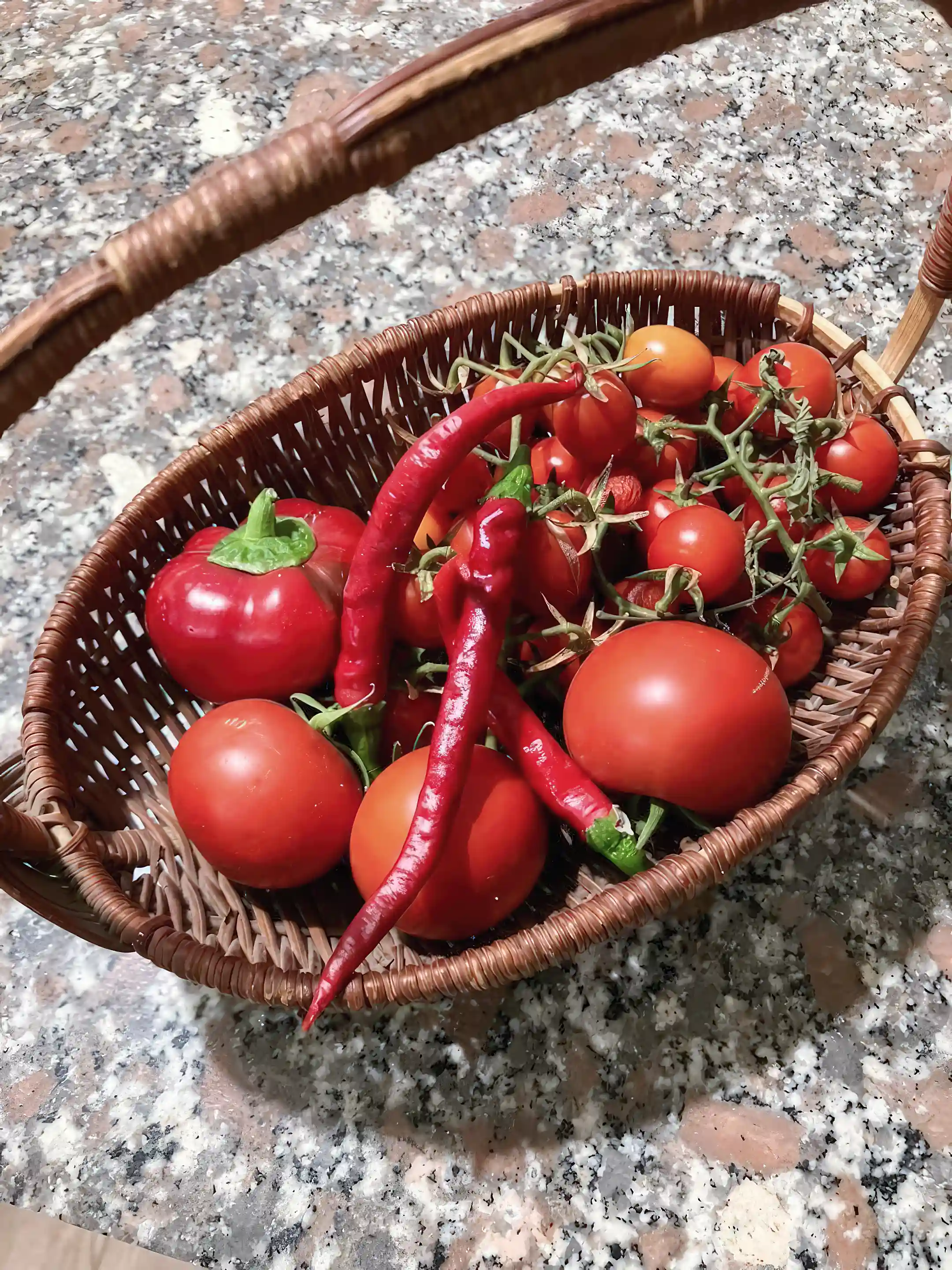 Kitchen garden harvest