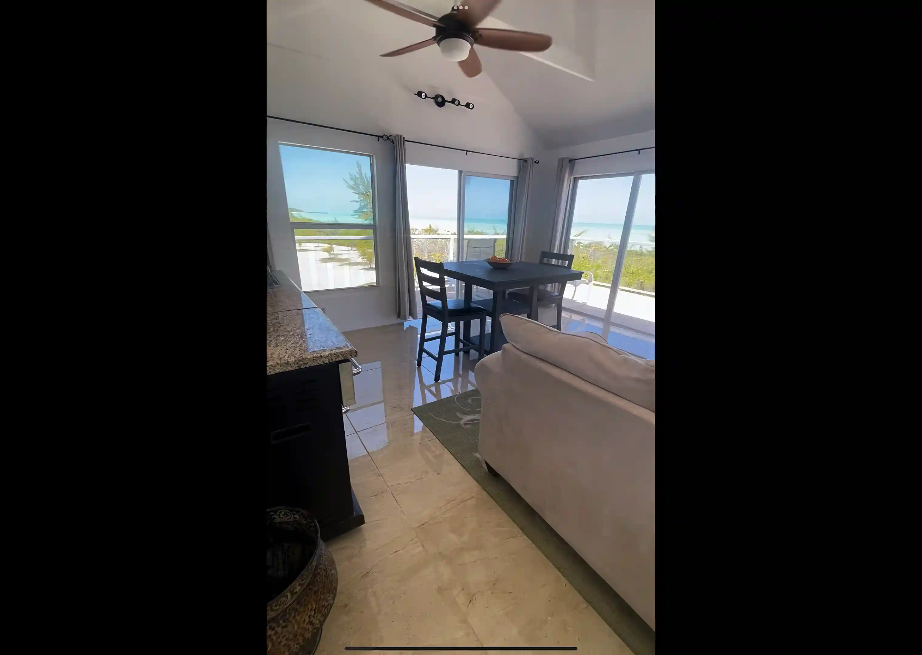 Views from beach cottage
