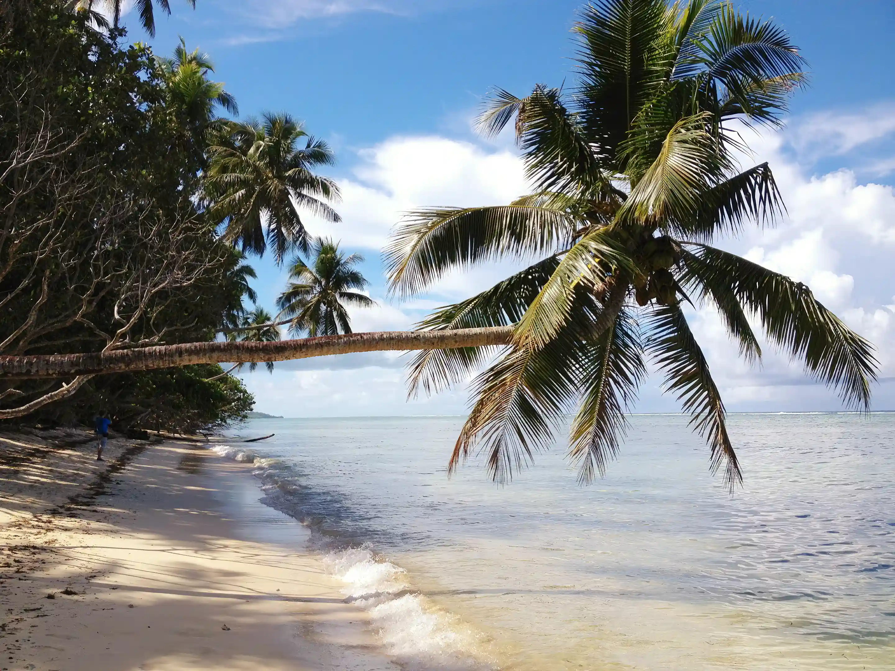 Famous beach in Palau