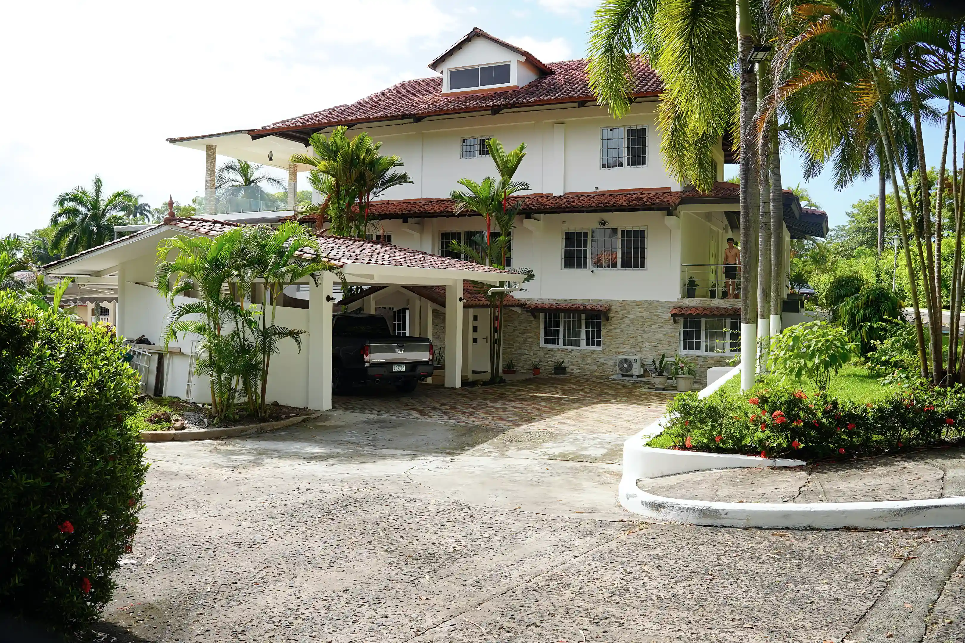 Garage entry