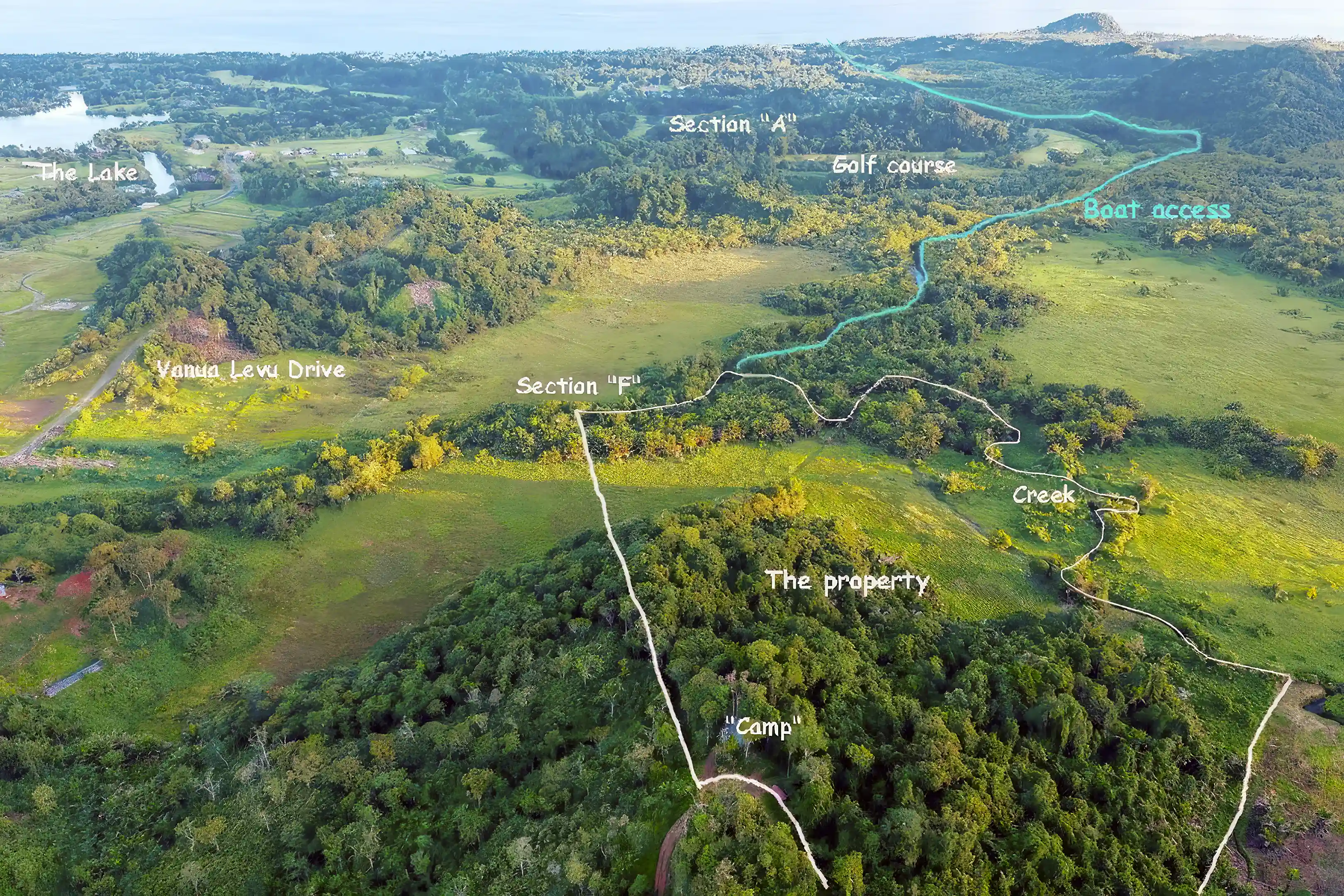 Undeveloped Land for Sale in Pacific Harbour, Serua, Central Division, Fiji