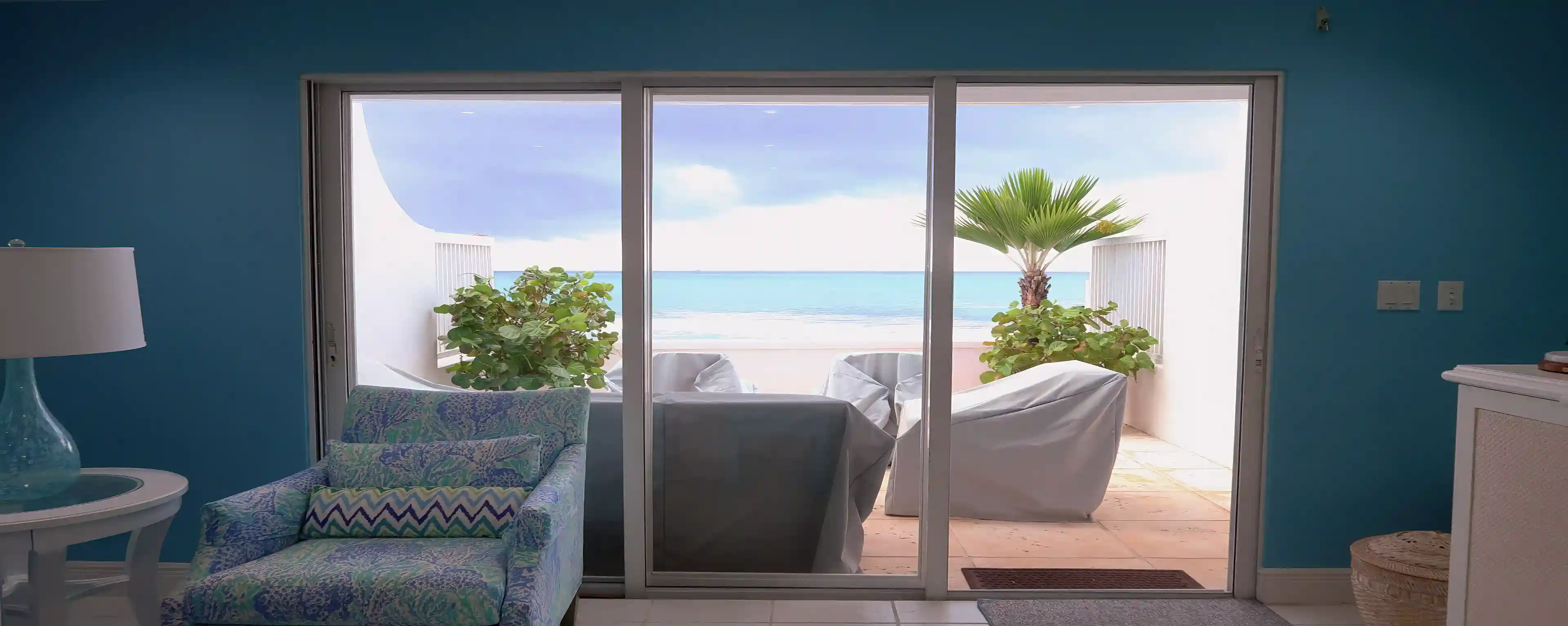 view from the living room