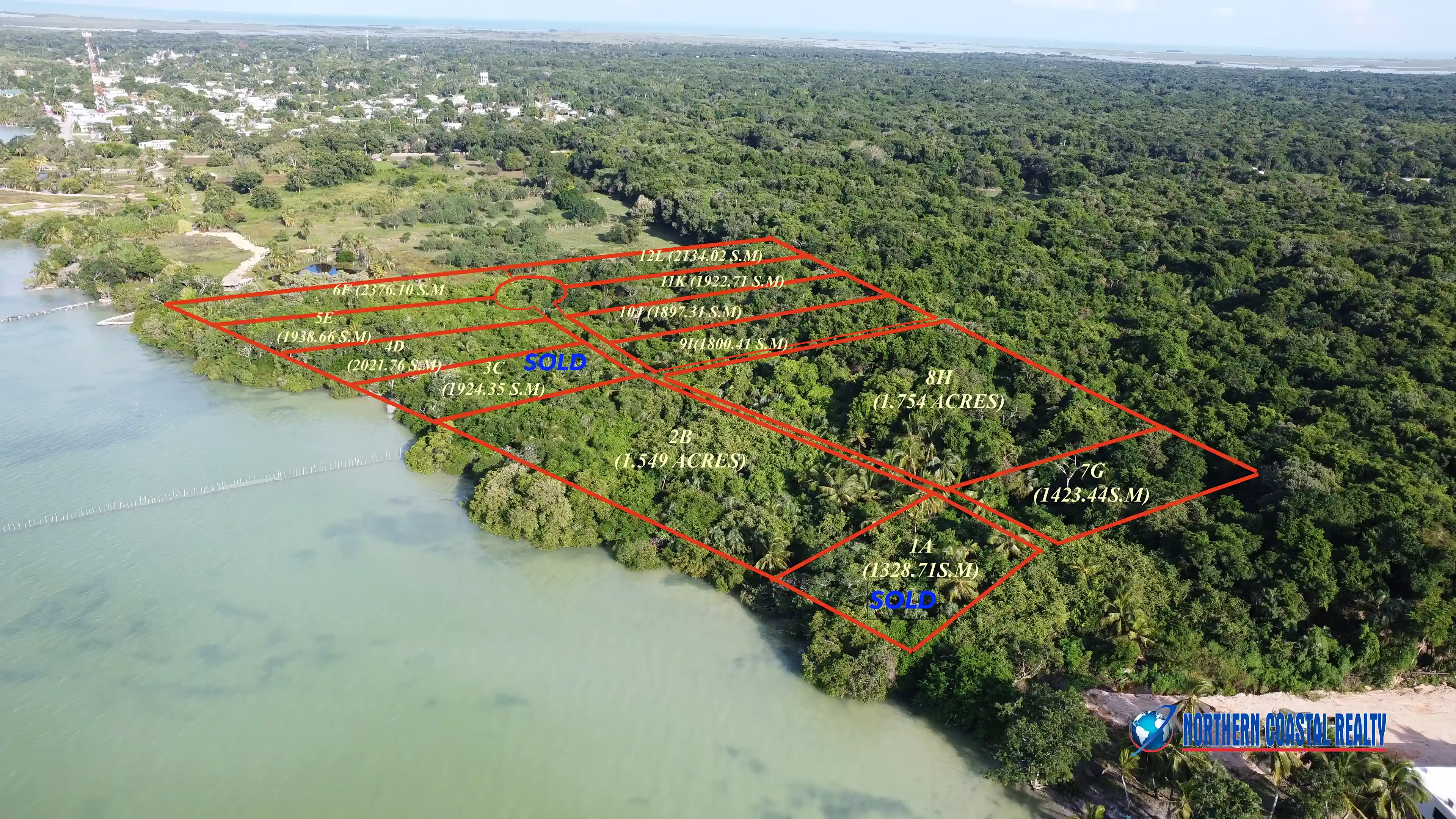 Combo Waterfront Lots for Sale in Sarteneja Village, Corozal, Belize