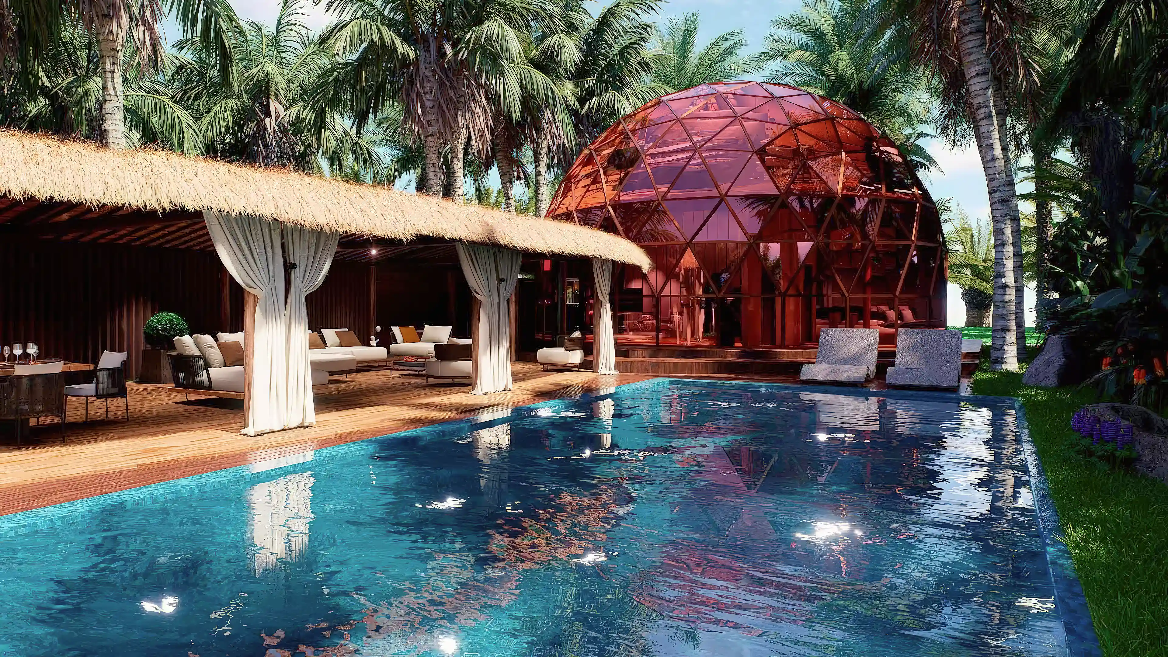 Pool house