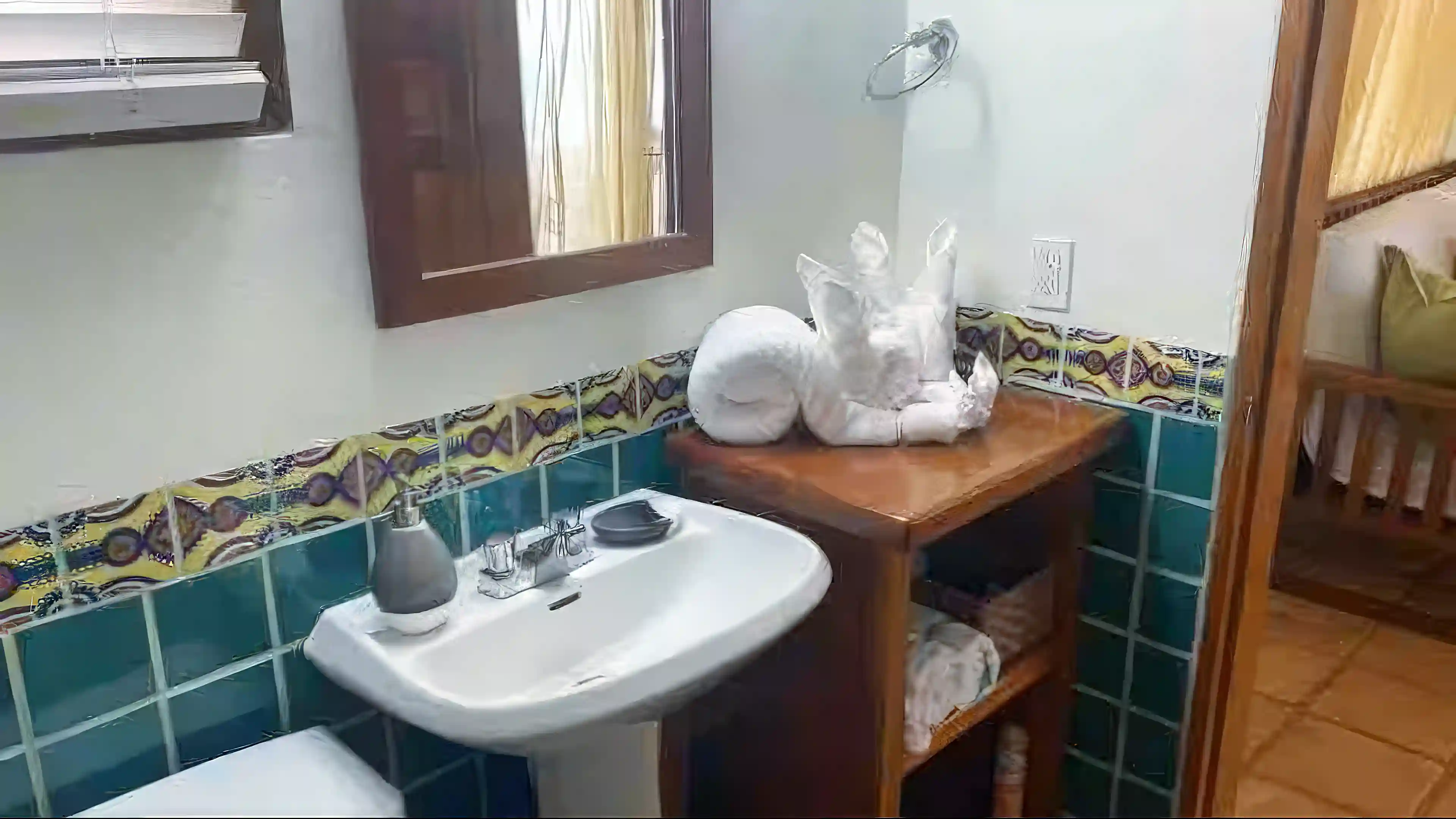 Nicely finished baths