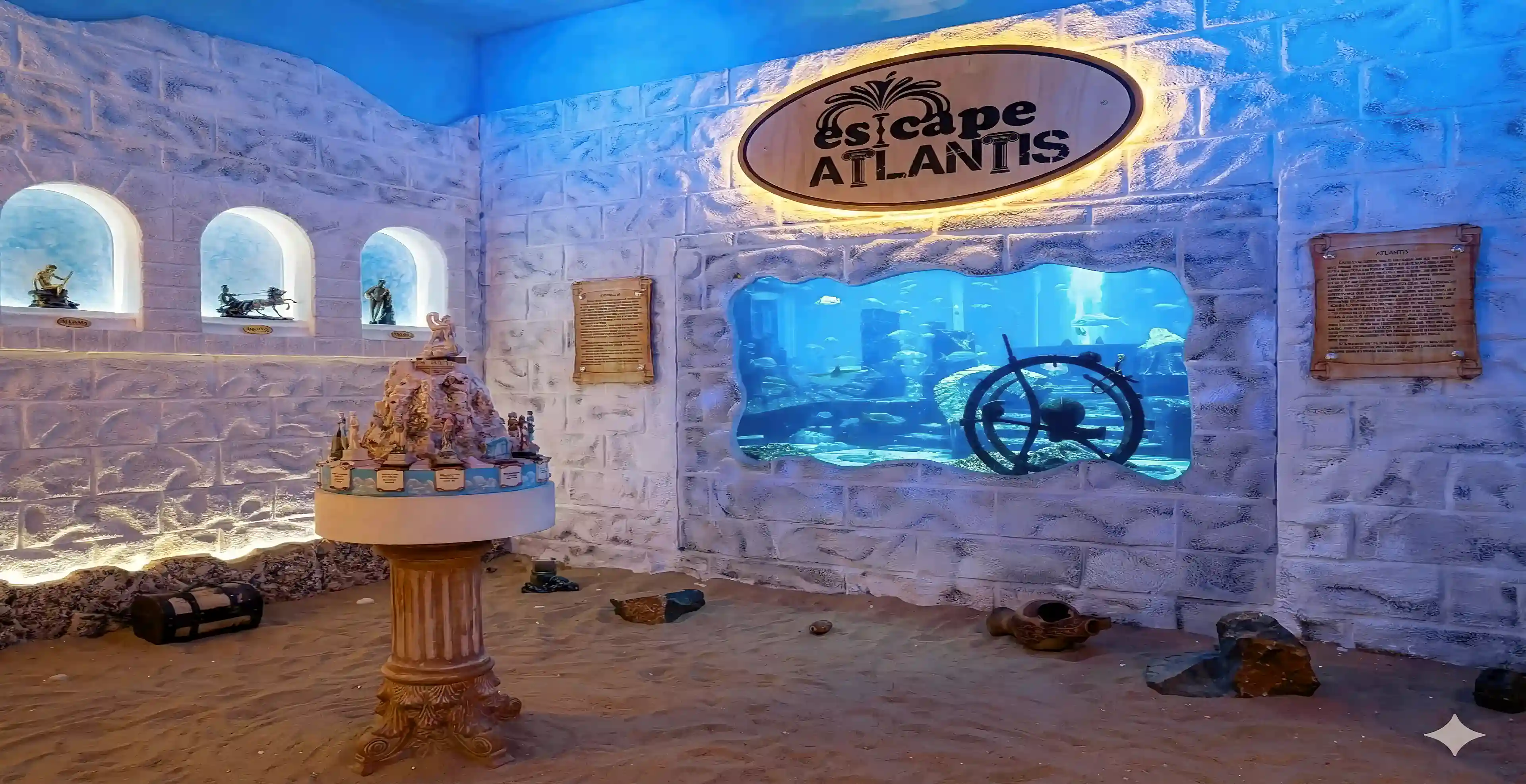 Escape to Atlantis: A premium, high-margin Escape Room featuring immersive...