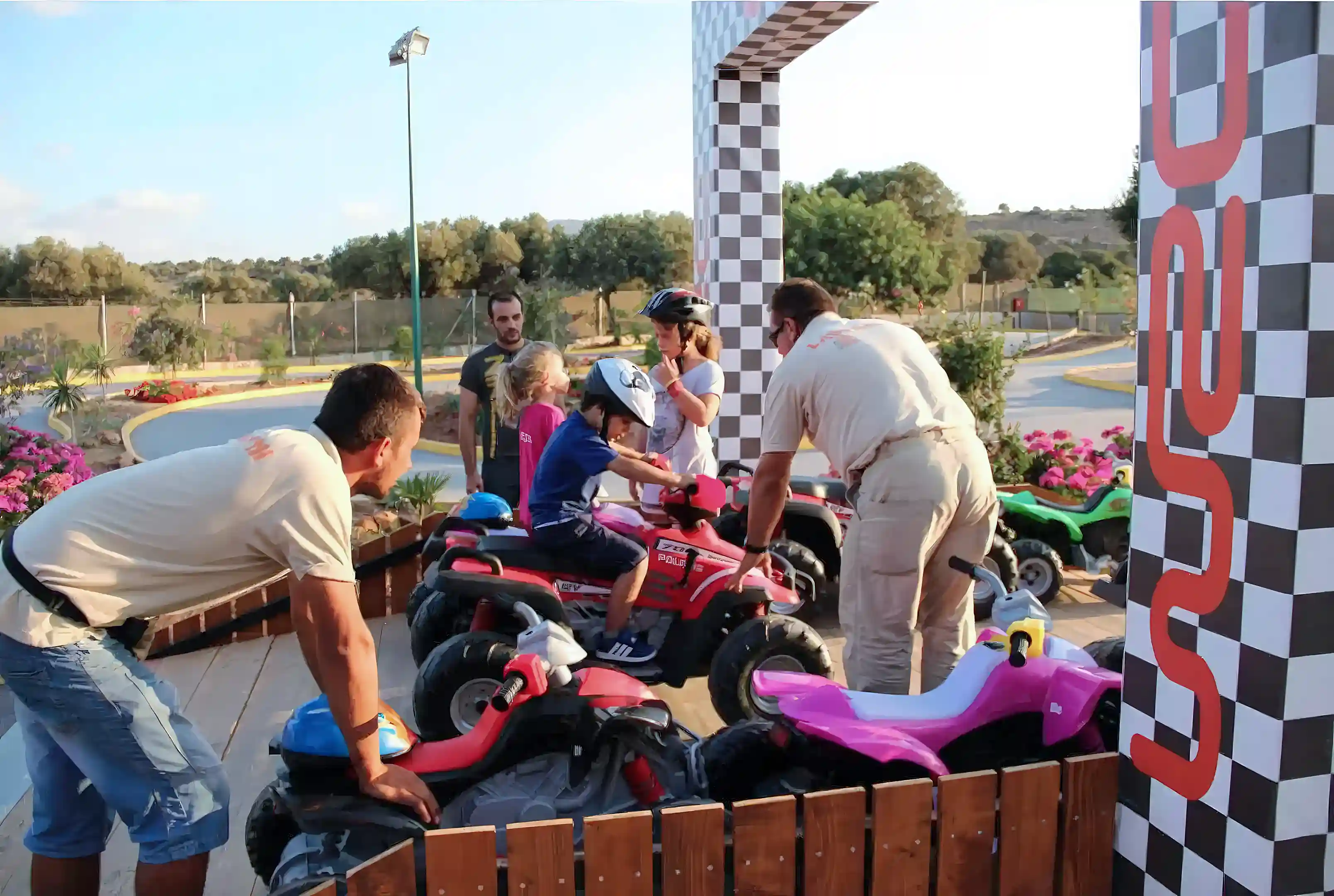Kids' Quad Track: High-margin electric vehicle rentals.