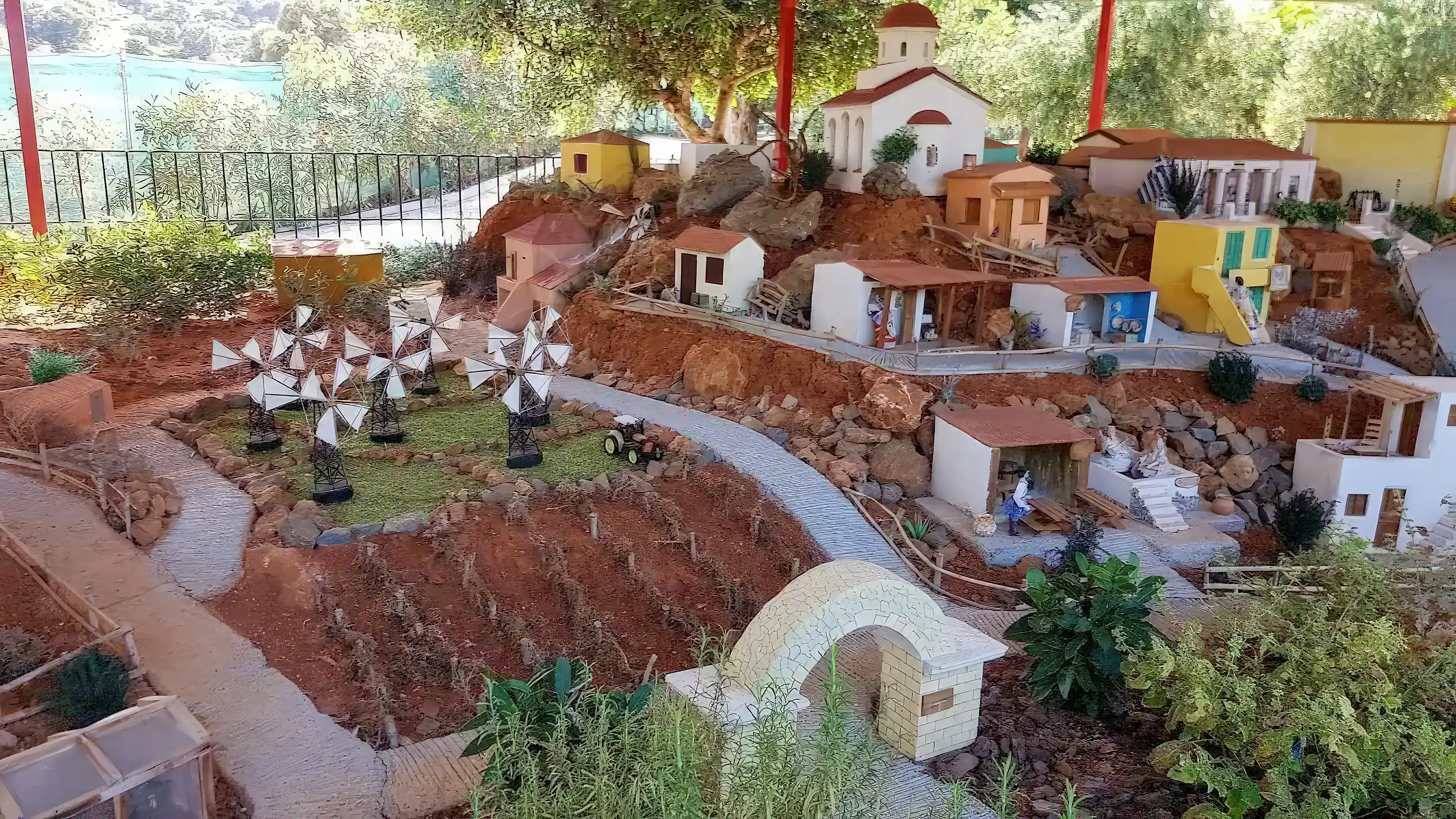 Cultural Workshops: Includes a pottery workshop, archery range, mini farm,...