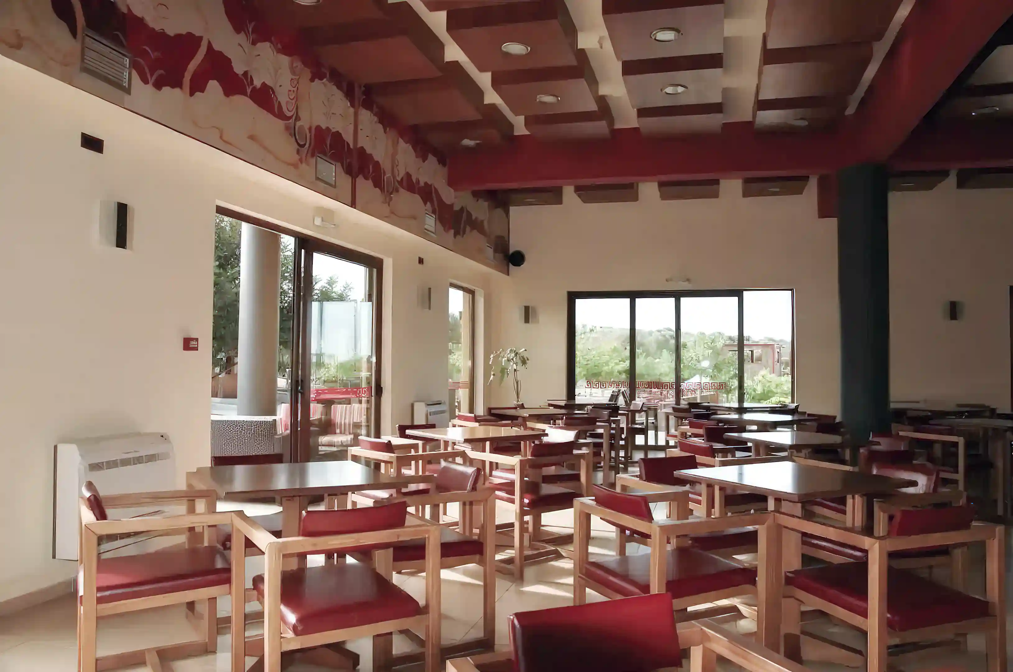 Labyrinth Café: A spacious 400 m² themed cafeteria serves as...