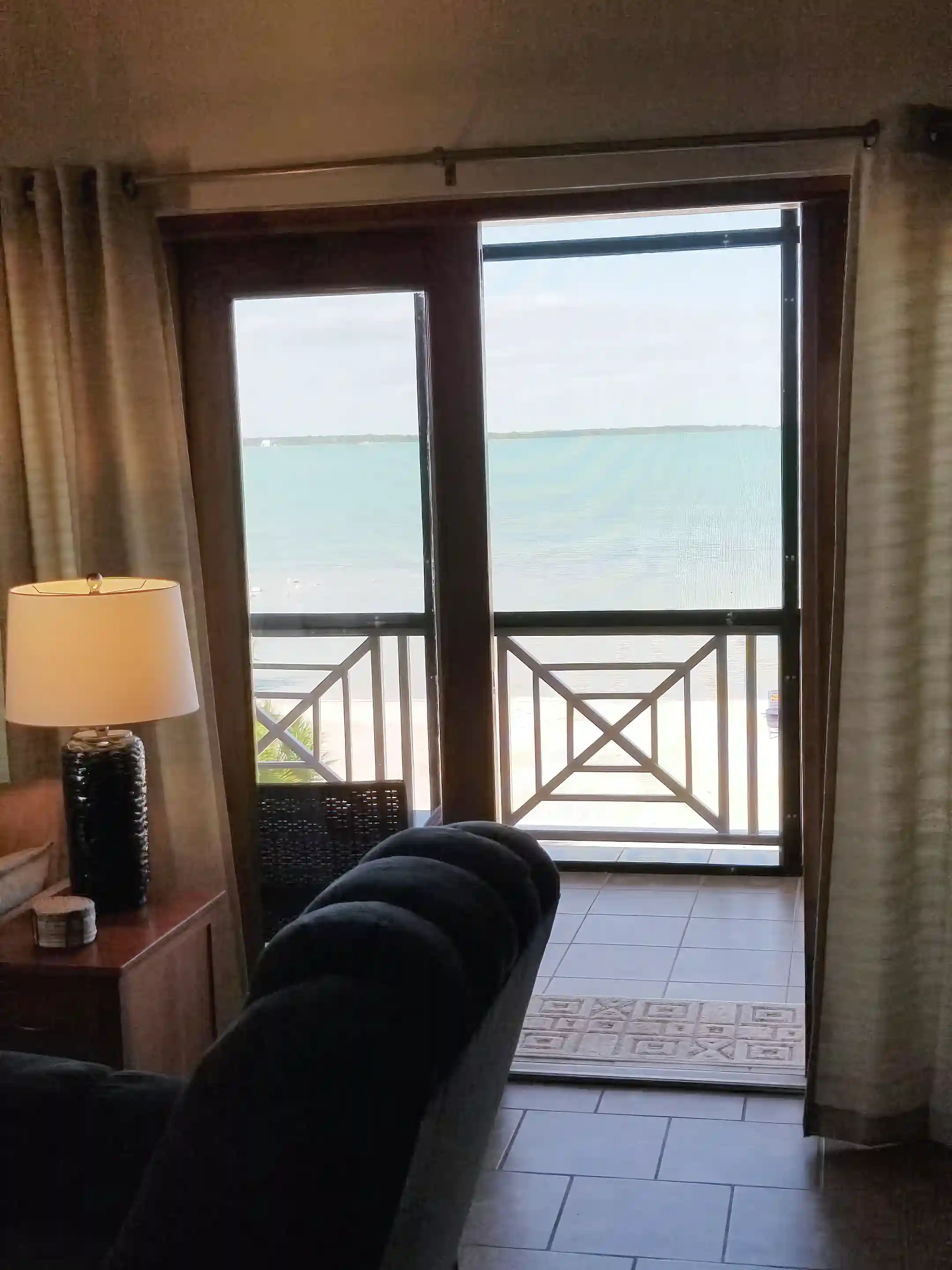 View out living area