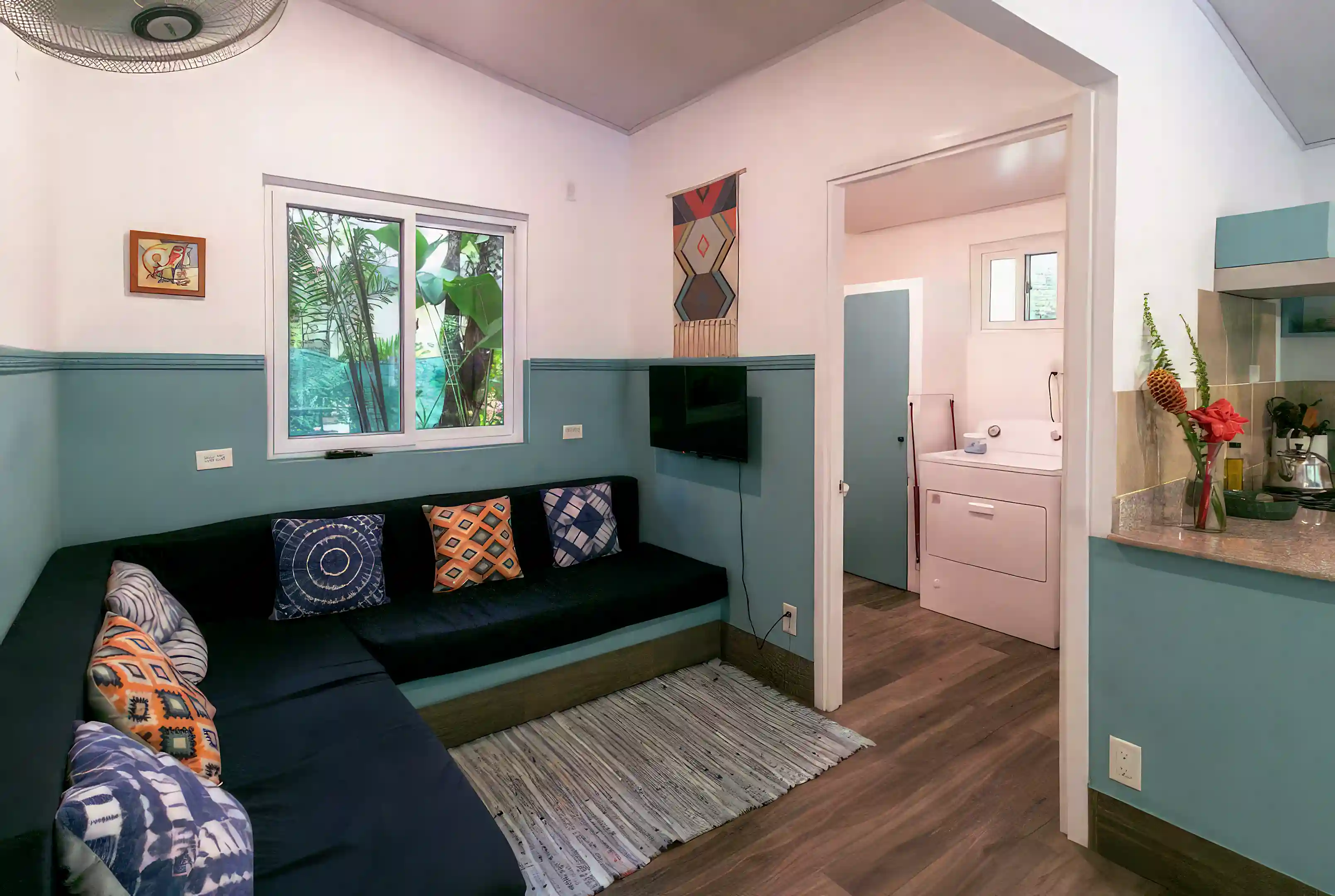 Pool House Too Lounge to Laundry/Half Bath
